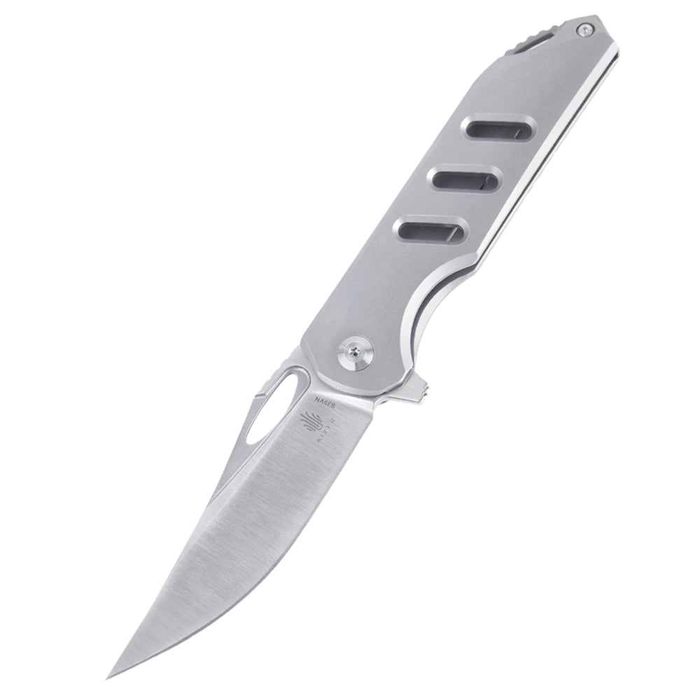 Kizer Assassin Titanium Gray Ki3549A1 (3.15" Satin)