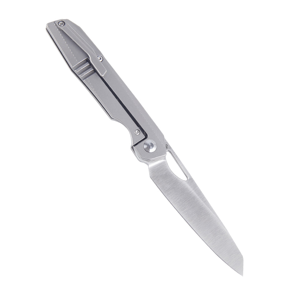 Kizer Genie Titanium Gray Ki4545A1 (3.4" Stonewash)