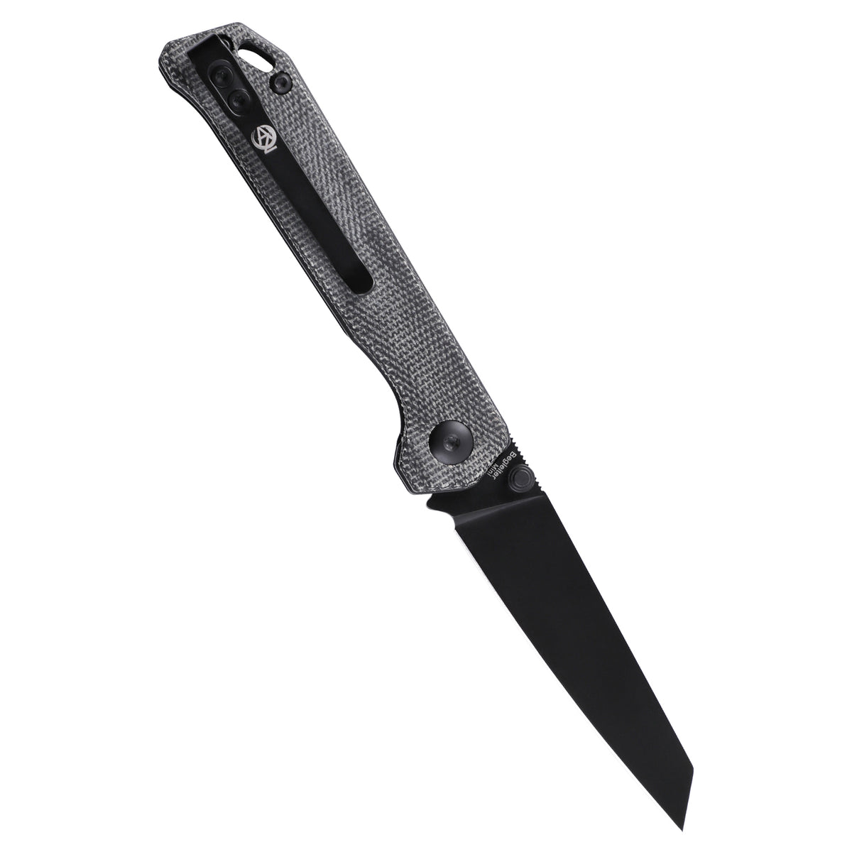 Kizer Begleiter® Mini Micarta Black V3458RN2 (2.87" Black)