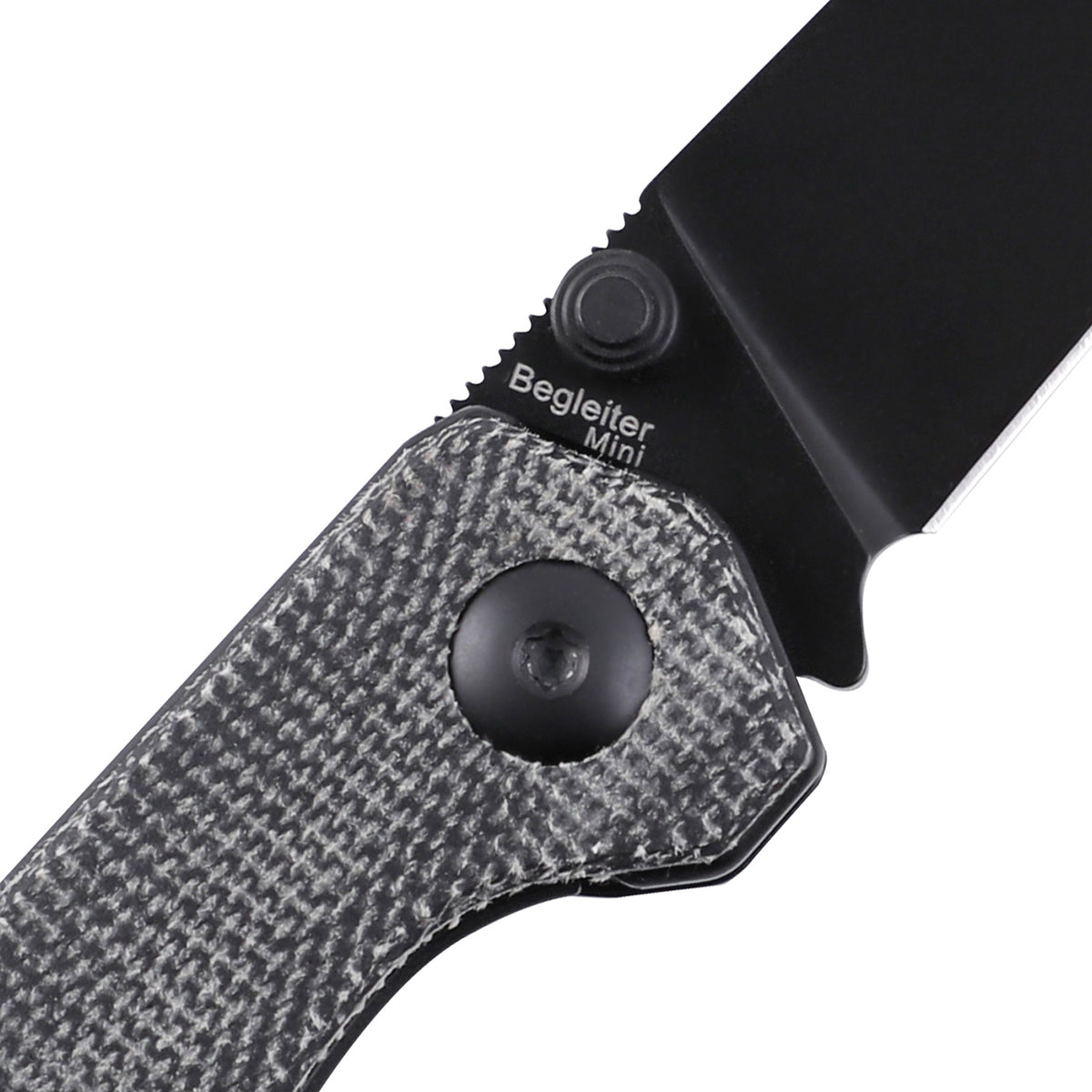 Kizer Begleiter® Mini Micarta Black V3458RN2 (2.87" Black)