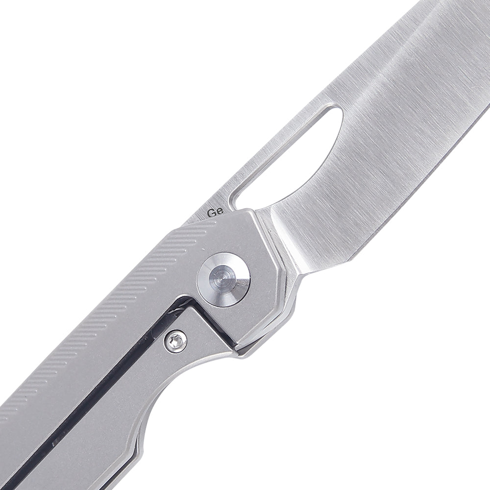 Kizer Genie Titanium Gray Ki4545A1 (3.4" Stonewash)