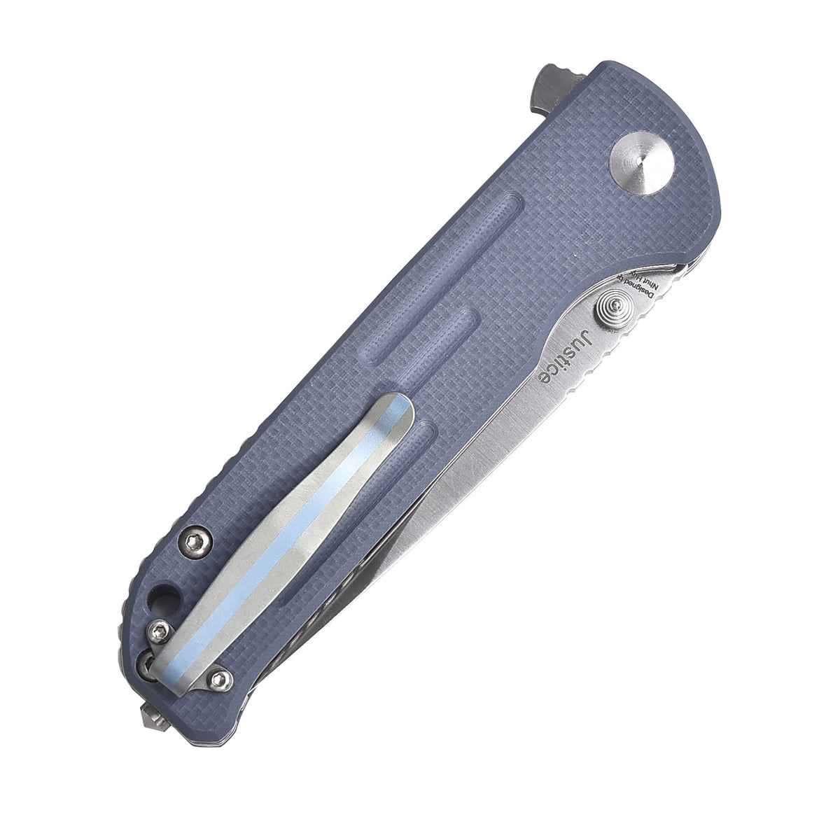 Kizer Justice G10 Demin blue V4543N1 (3.8" Sanding)