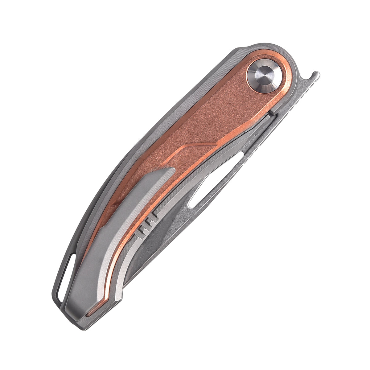Kizer Apus Copper Orange Ki3554A2 (3.03" Stonewash)