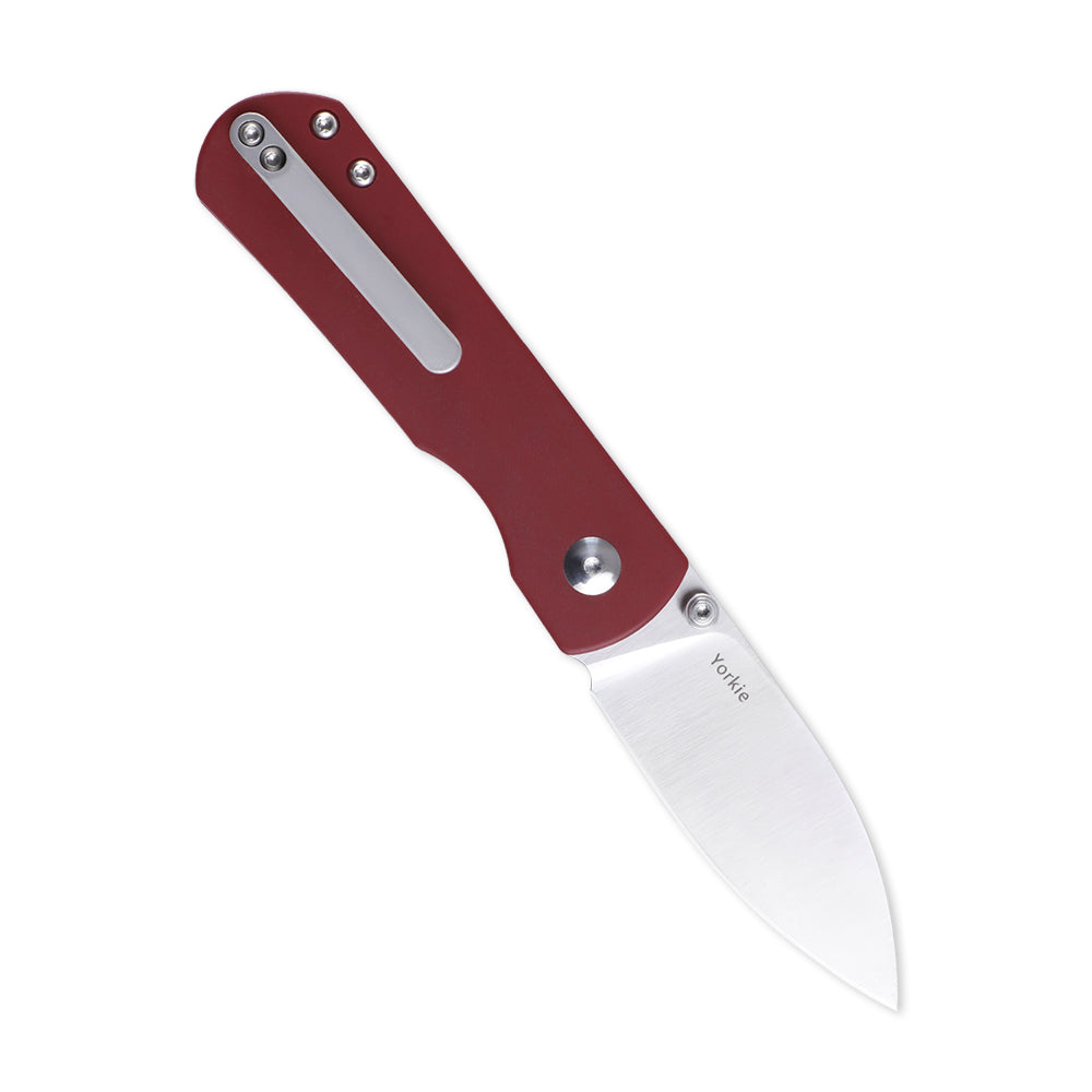 Kizer Yorkie Red Micarta Ki3525S1(2.50" Satin)