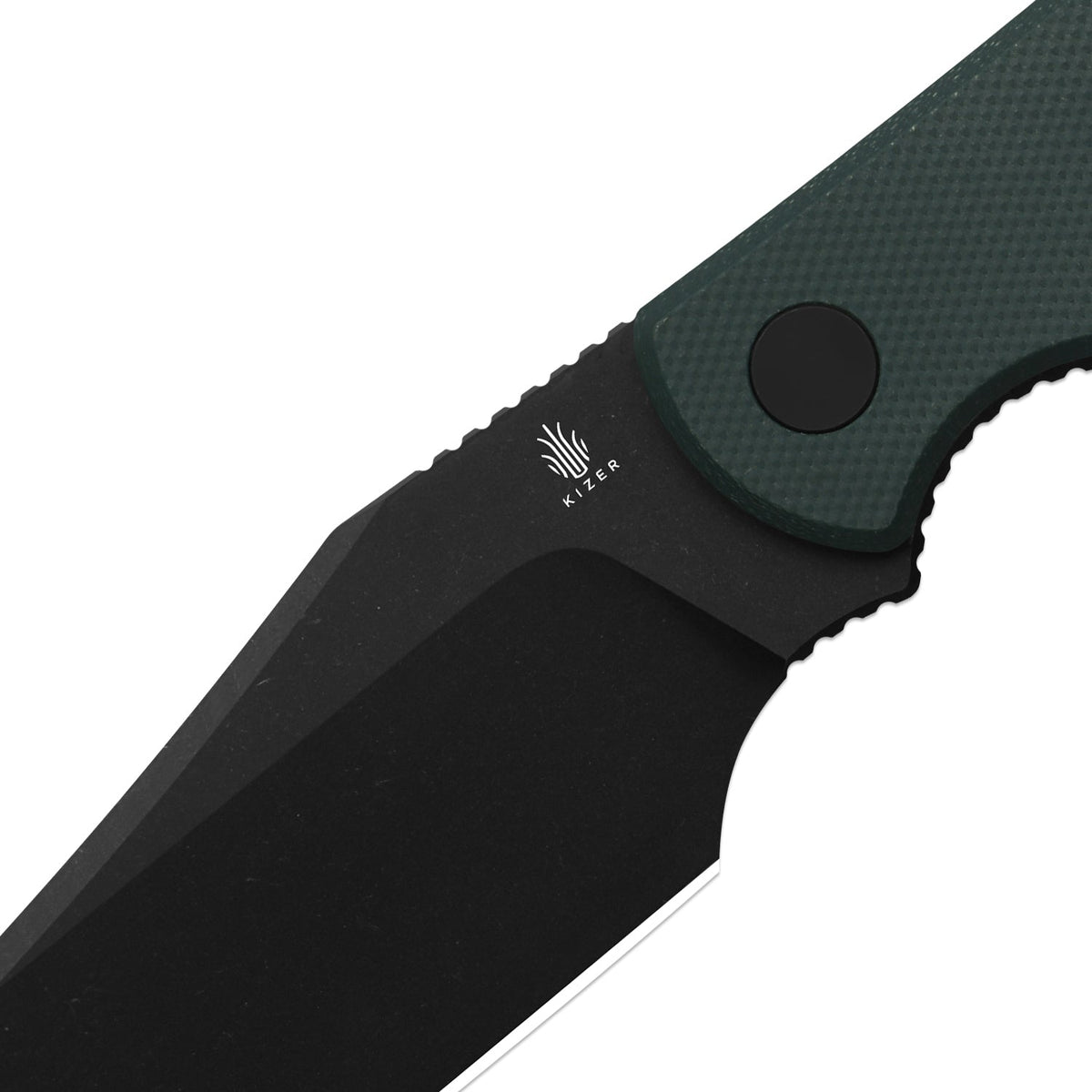 Field Guide | Trailing Point | AEB-L | Black PVD Coating & Stonewash | Norplex UltreX™ G10 | KizerV™ 1117A2