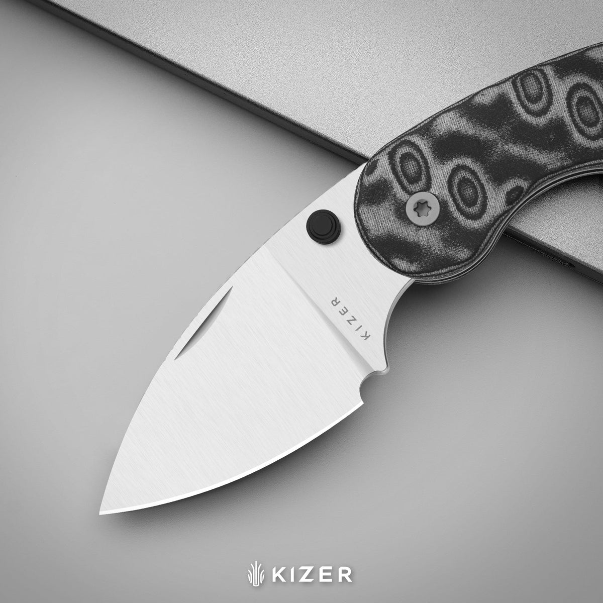 Microbe DSJ AirTi | Detent Slip Joint | Norplex UltreX™ G10 | 14C28N+Black PVD Coating | KizerV™ 2742DSJA1