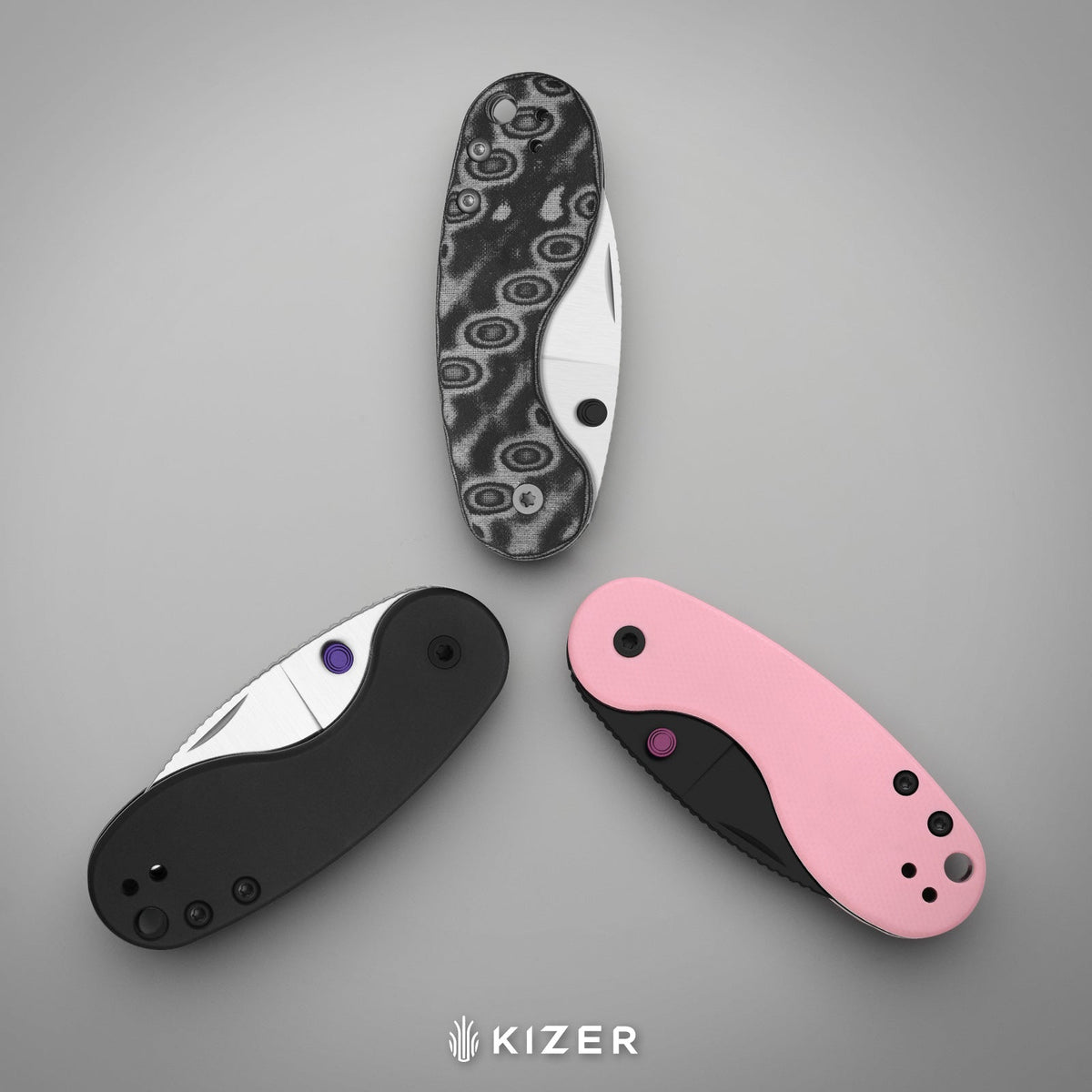 Microbe DSJ AirTi | Detent Slip Joint | Norplex UltreX™ G10 | 14C28N+Black PVD Coating | KizerV™ 2742DSJA1