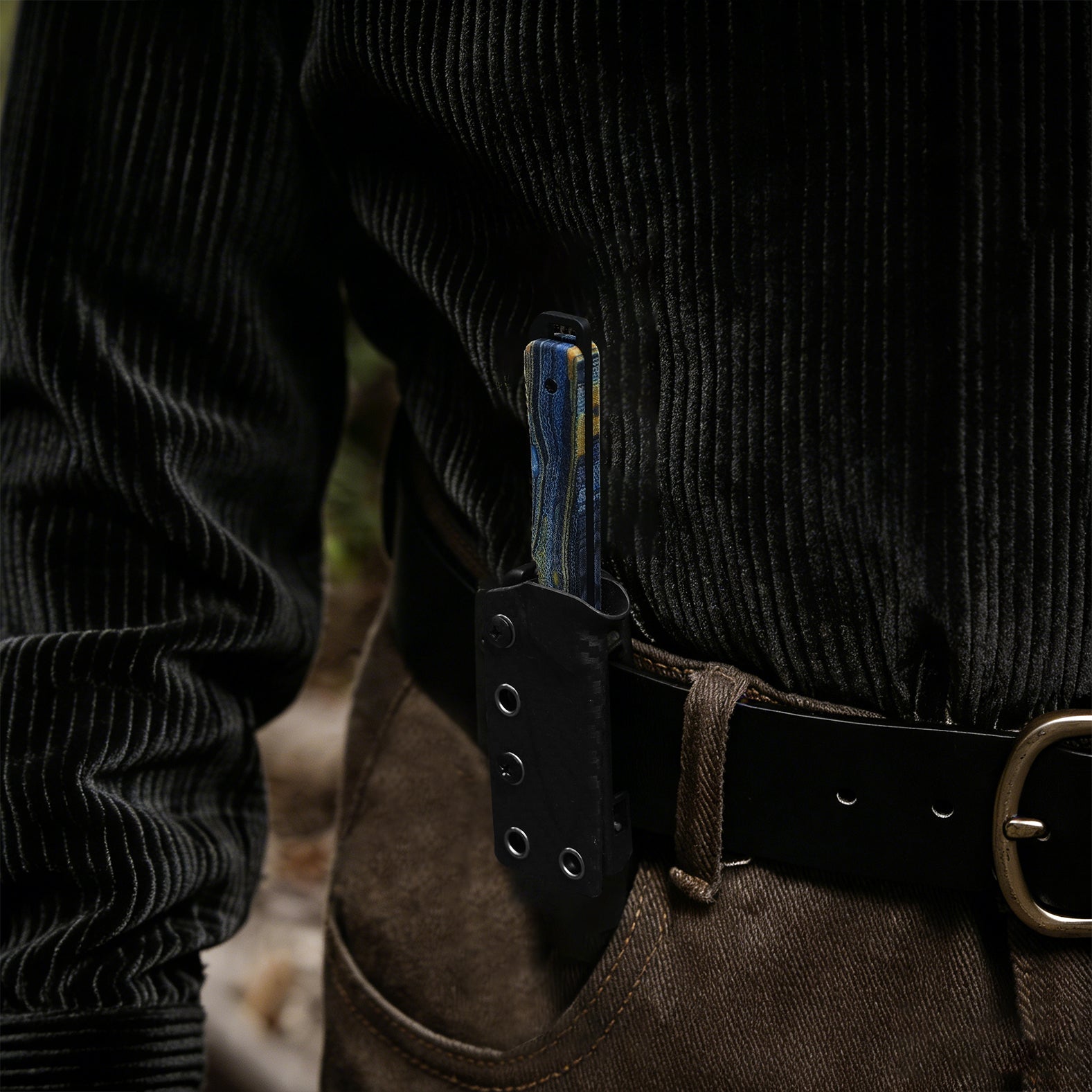 Whiskey Jack | G-CARTA (STARRY NIGHT 1) | Multiple Carry Options | Skeletonized Tang | CPM 10V | KizerB™ 1108A4