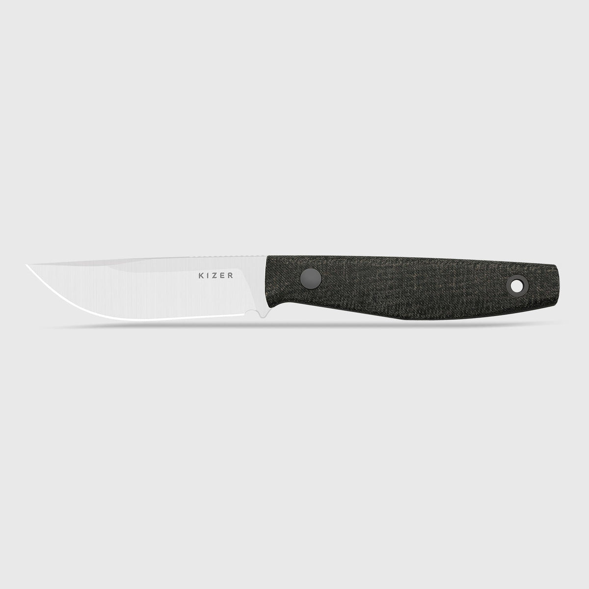 Dingo | Modified Drop Point | AEB-L | Micarta | Satin | KizerV™ 1121A2