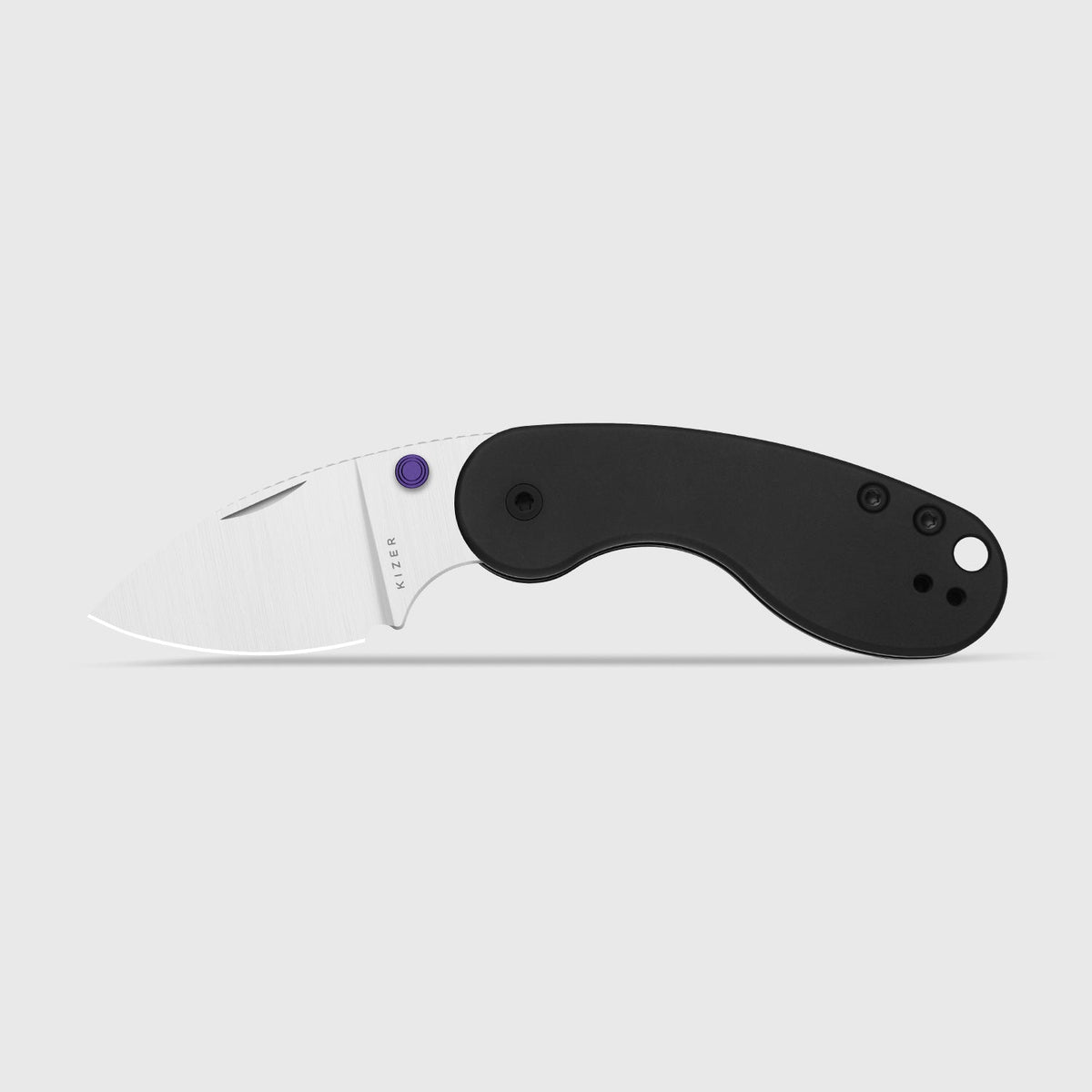 Microbe DSJ AirTi | Detent Slip Joint | Aluminum | S35VN +Satin | KizerB™ 2742DSJA1