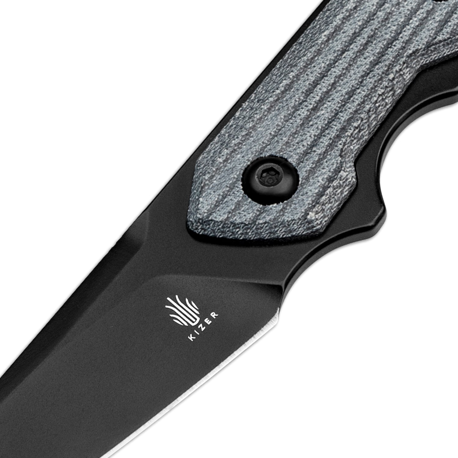 GROOM | D2 | Denim Micarta | KizerV™ 1060A1