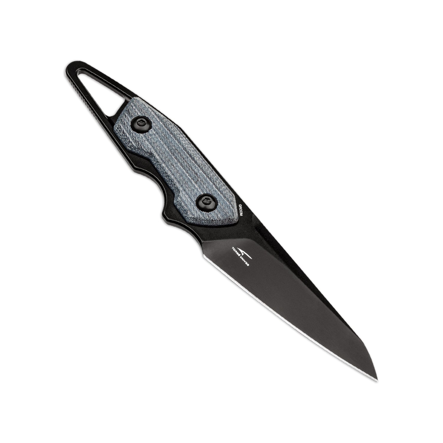 GROOM | D2 | Denim Micarta | KizerV™ 1060A1