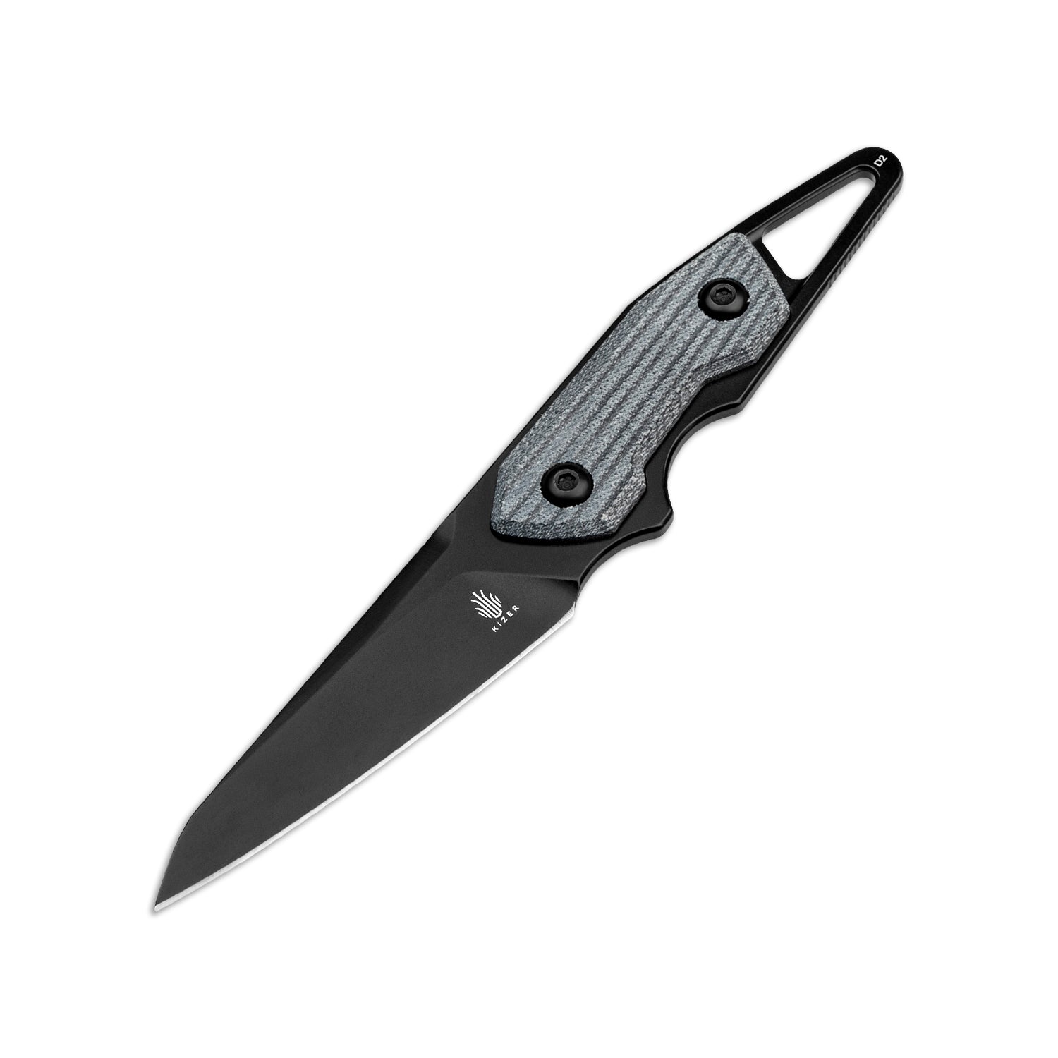 GROOM | D2 | Denim Micarta | KizerV™ 1060A1