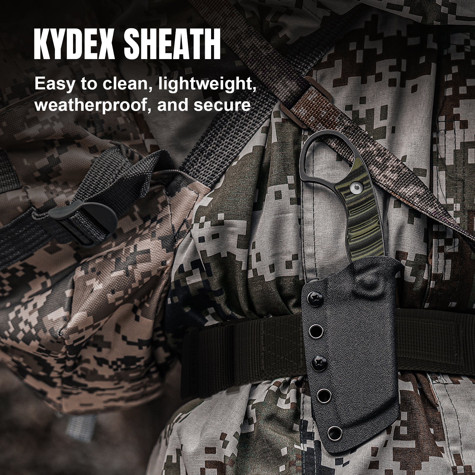 Little Rhino | D2 | G10 (Olive Green & Black) | 1065A3