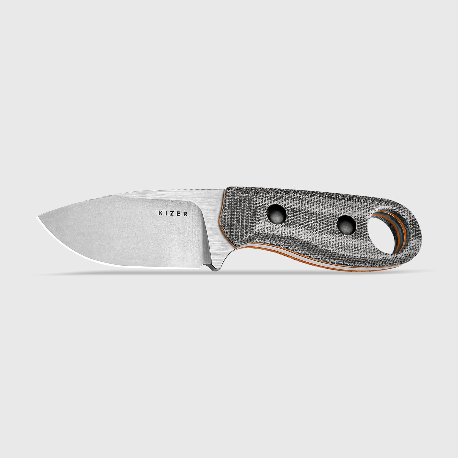 Beaver | Nitro-V | Micarta+ Orange G10 | KizerV™ 1078A2