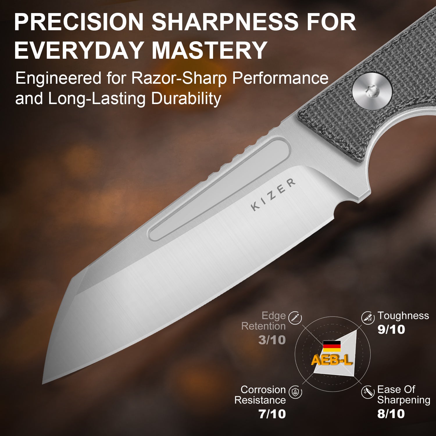 Phasmids | AEB-L | Micarta | KizerV™ 1079A3