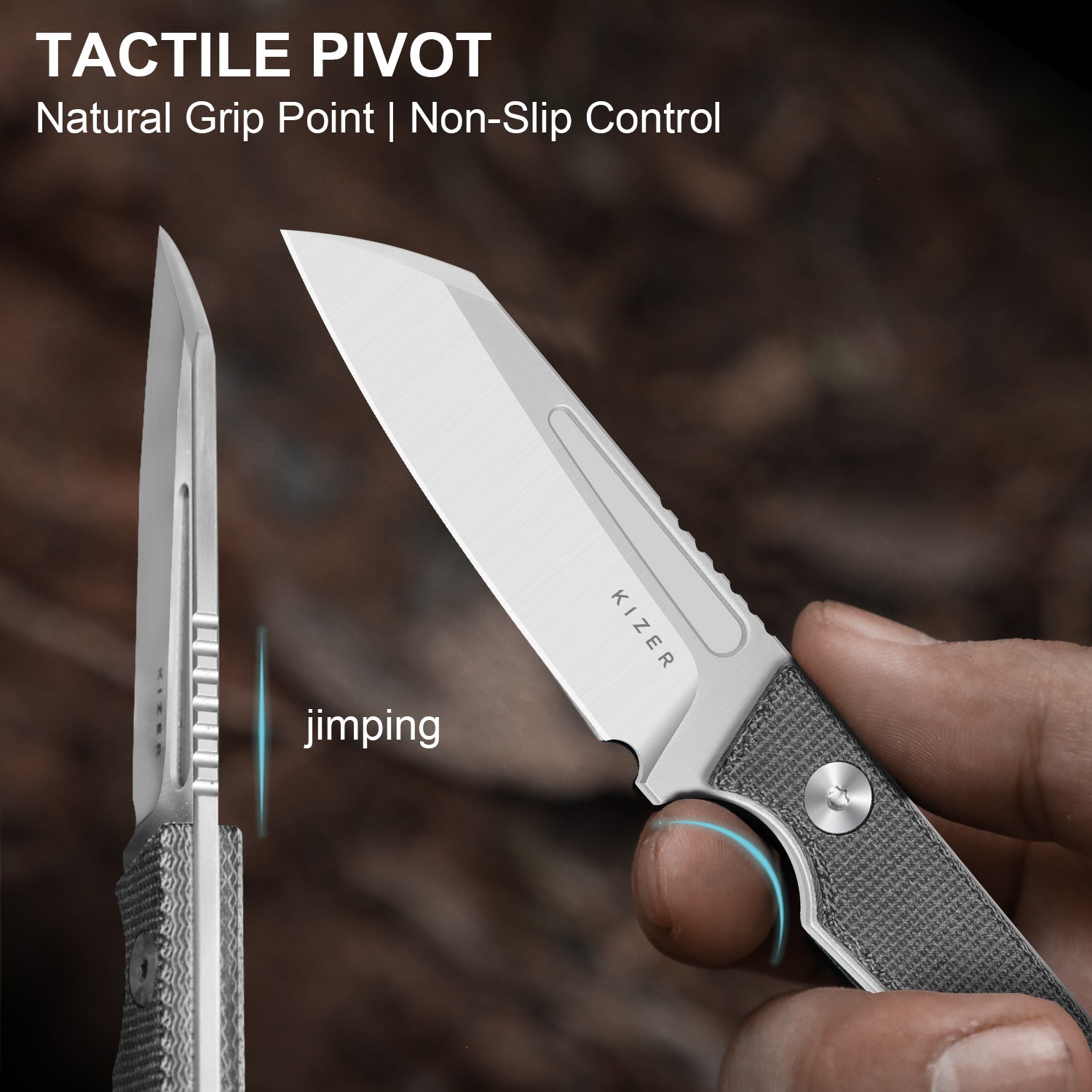 Phasmids | AEB-L | Micarta | KizerV™ 1079A3