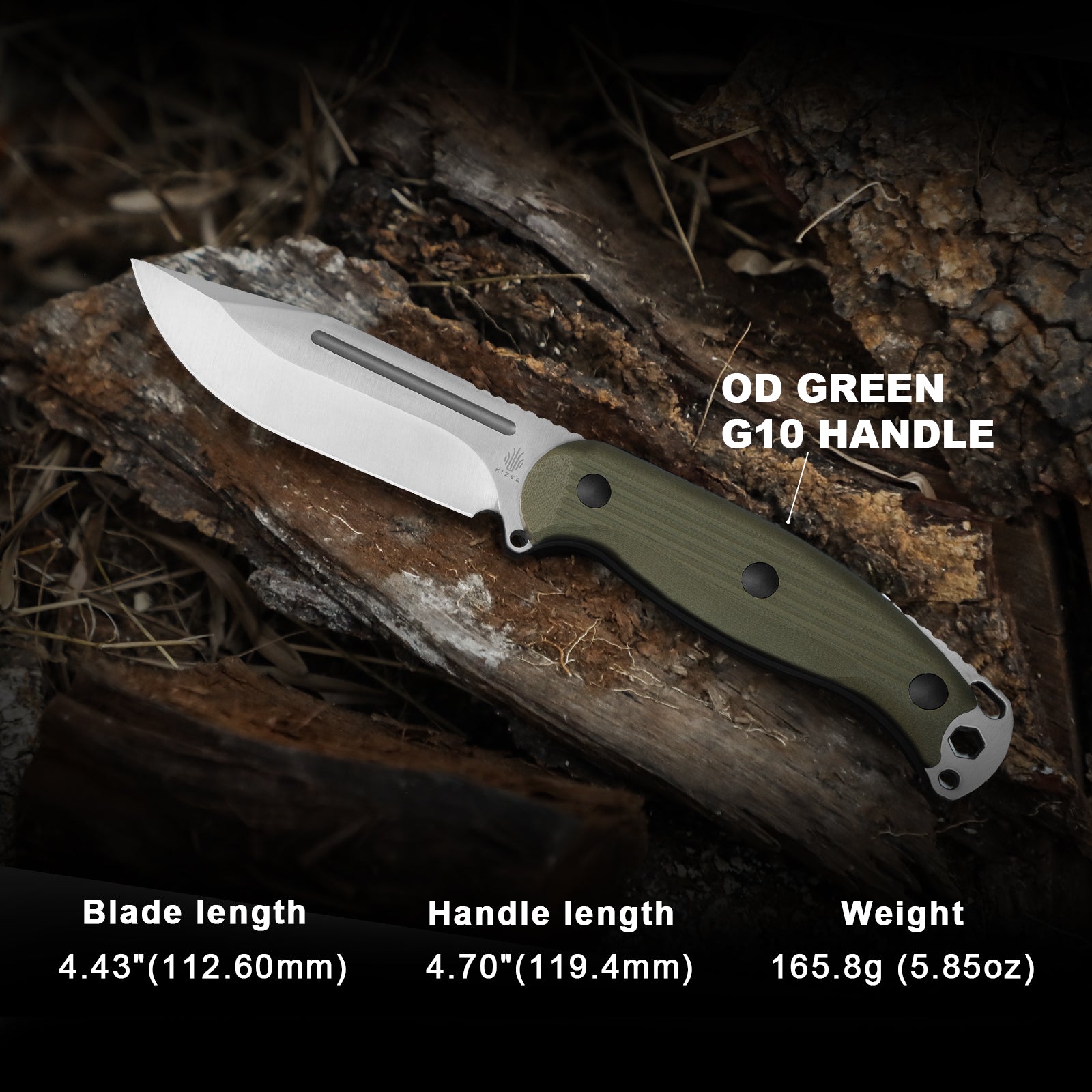 Ursa Major | AEB-L | Olive Green G10 | KizerV™ 1082A2