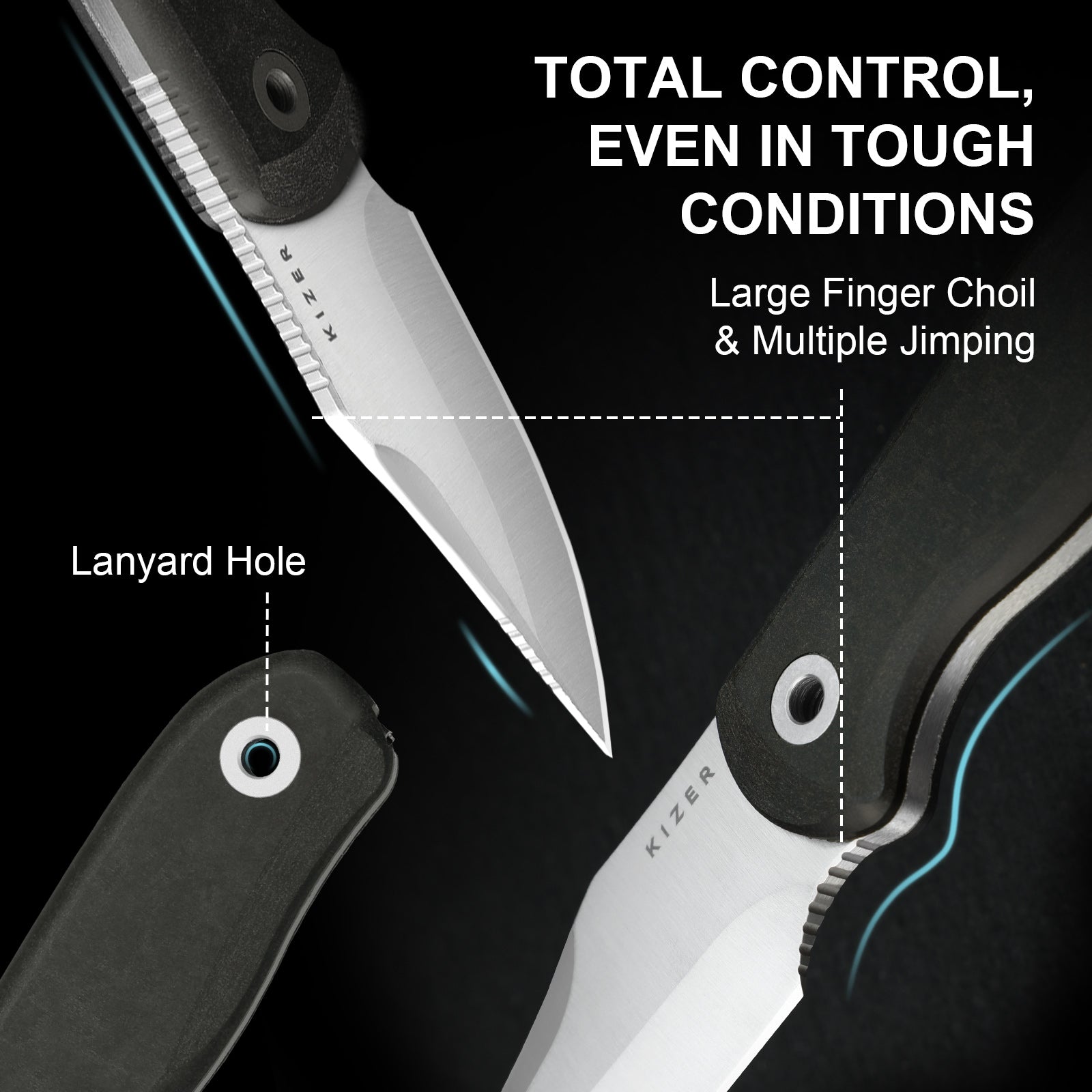 Drop Bear® Fix | S45VN | Richlite® | KizerB™ 1092A3