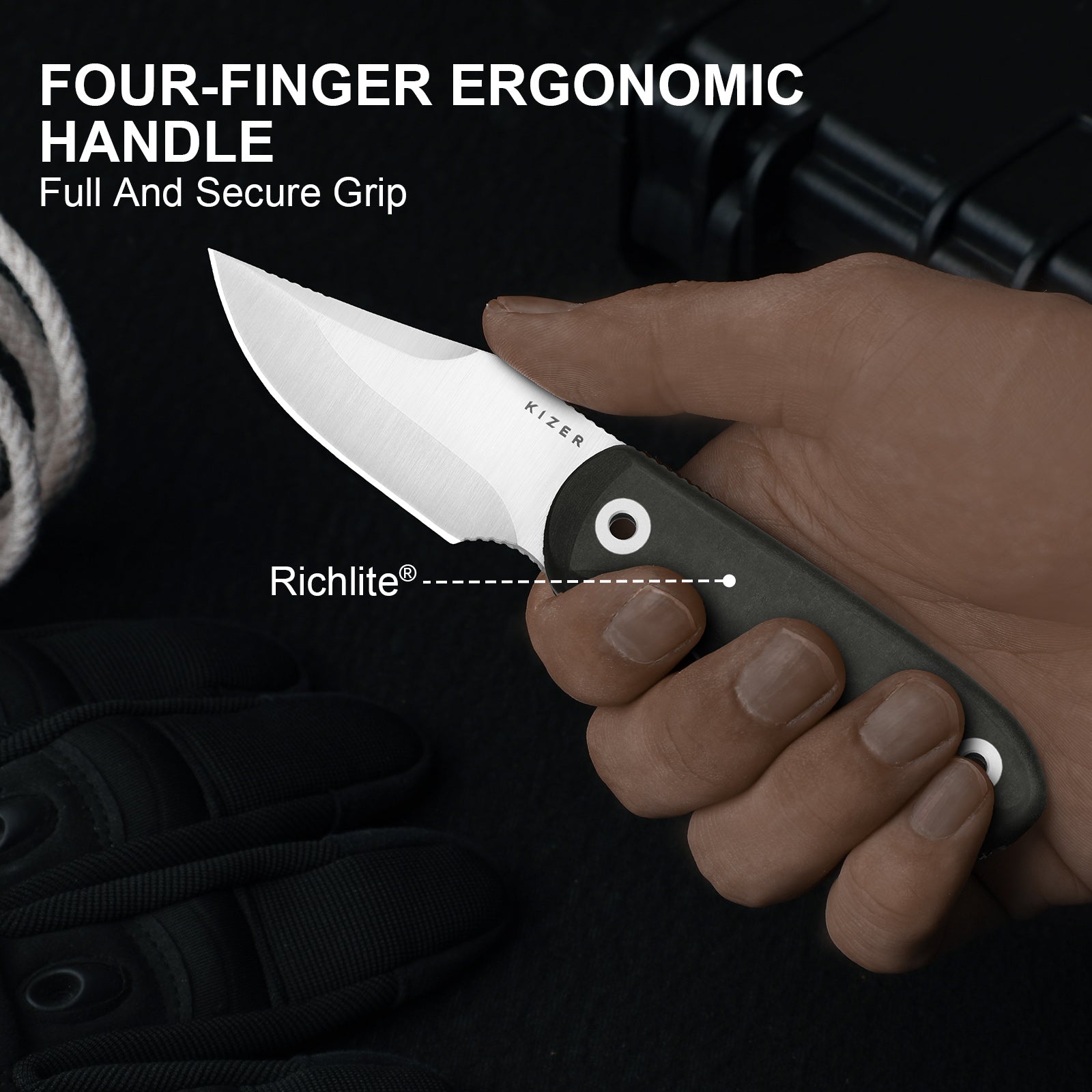 Drop Bear® Fix | S45VN | Richlite® | KizerB™ 1092A3