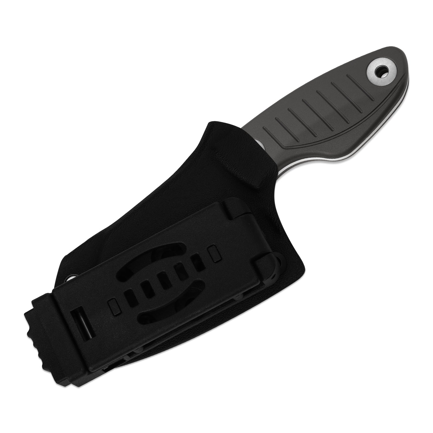 Nightjar | Japan AICHI AUS-10 Steel | Sheepfoot Fixed Blade | Aluminum | KizerV™ 1114A2