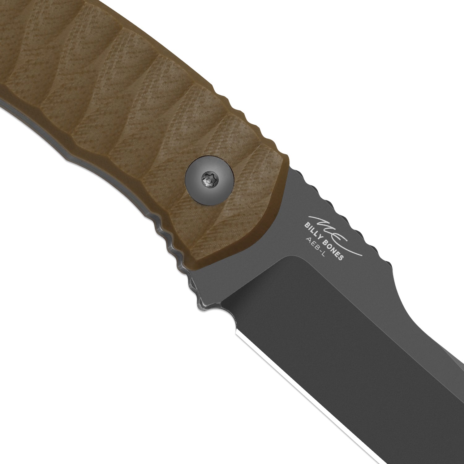 Billy Bones | Deep-Grooved G10 Handle｜Lightweight Tactical | AEB-L | Fixed Blade | KizerV™ 1115A2