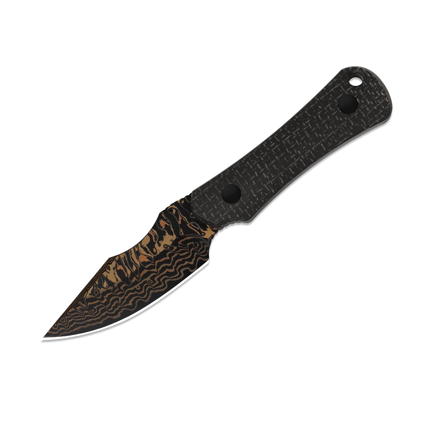 Bone | Copper Damascus + Acid-Washed | Micarta | KizerB™ 1122A2