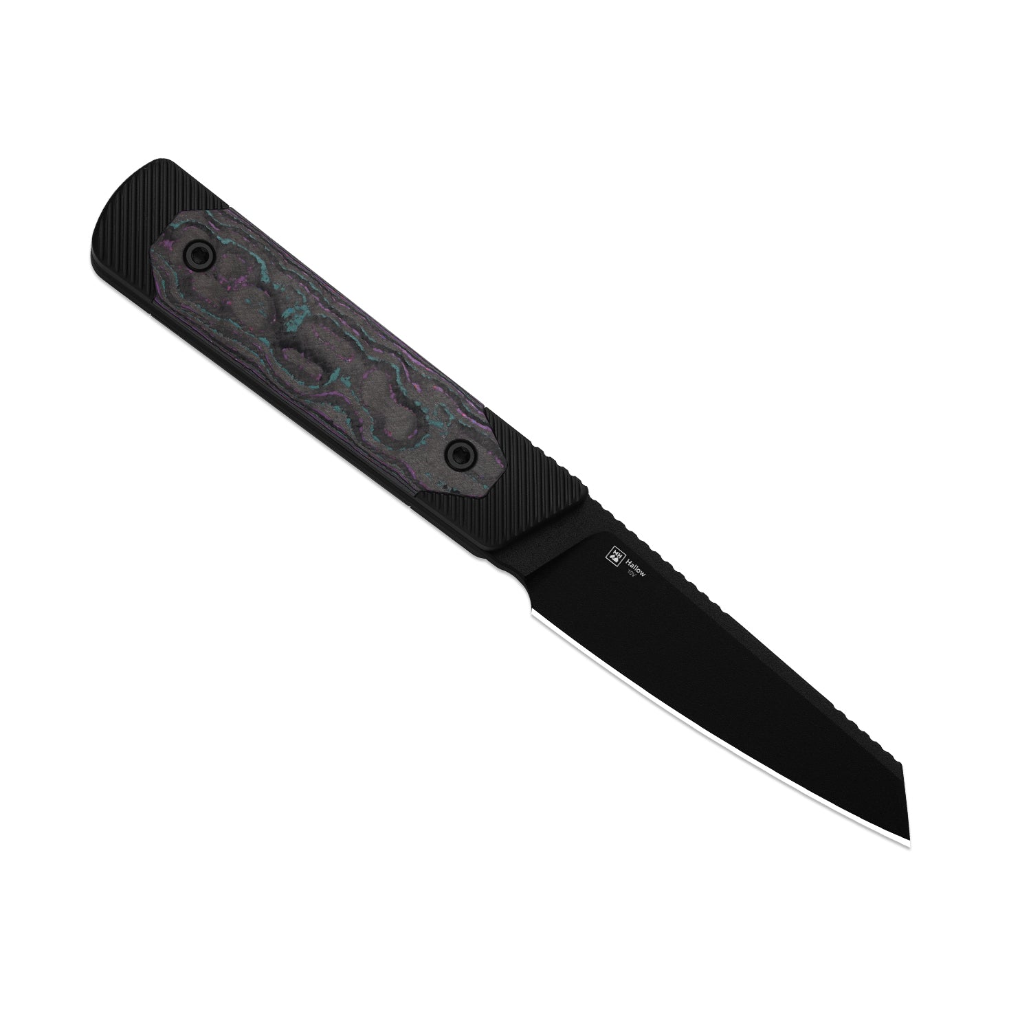 Hallow | Aluminium + Camo Carbon JAZZ  | CPM 10V | KizerB™ 1123A1