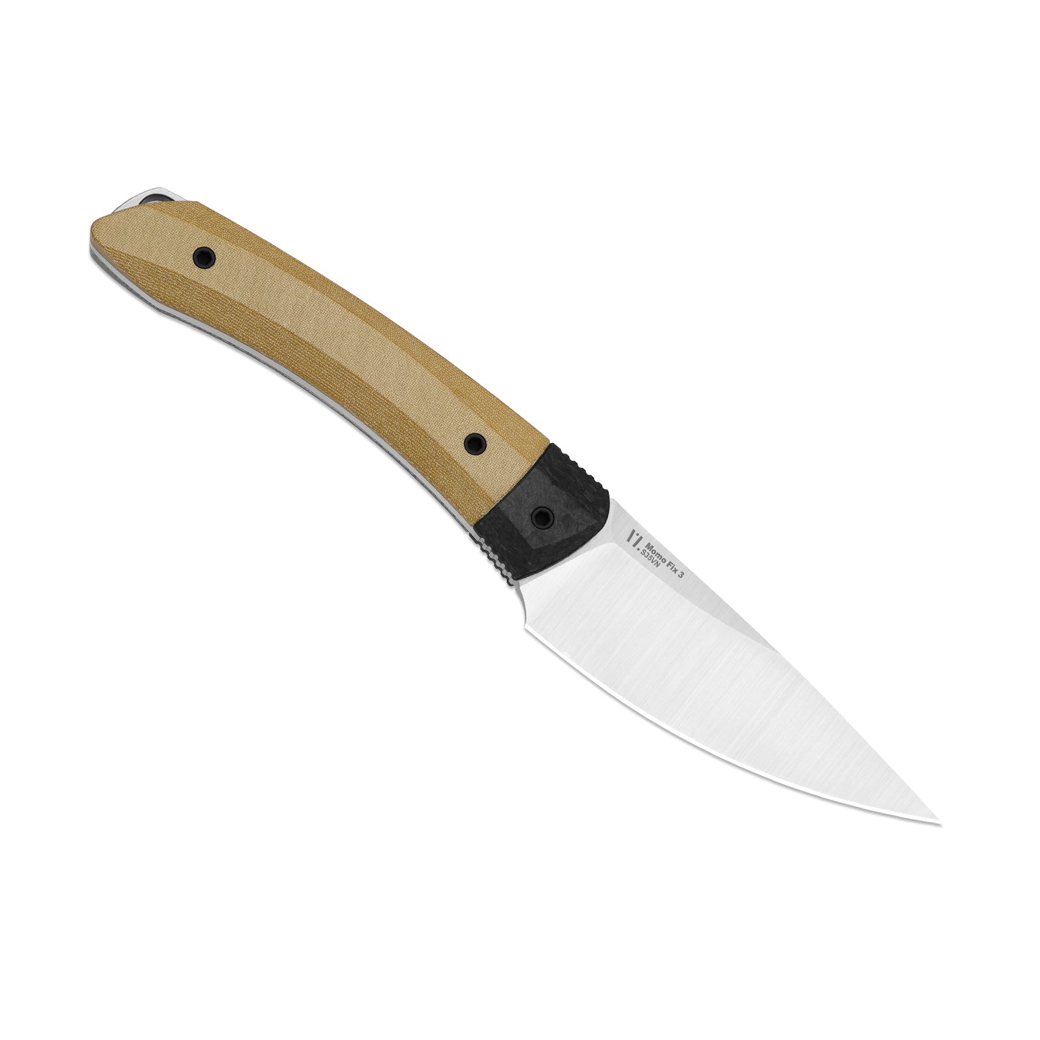 Momo Fix 3 | Norplex UltreX™ Micarta & Carbon Fiber | S35VN | KizerB™ 1124A2