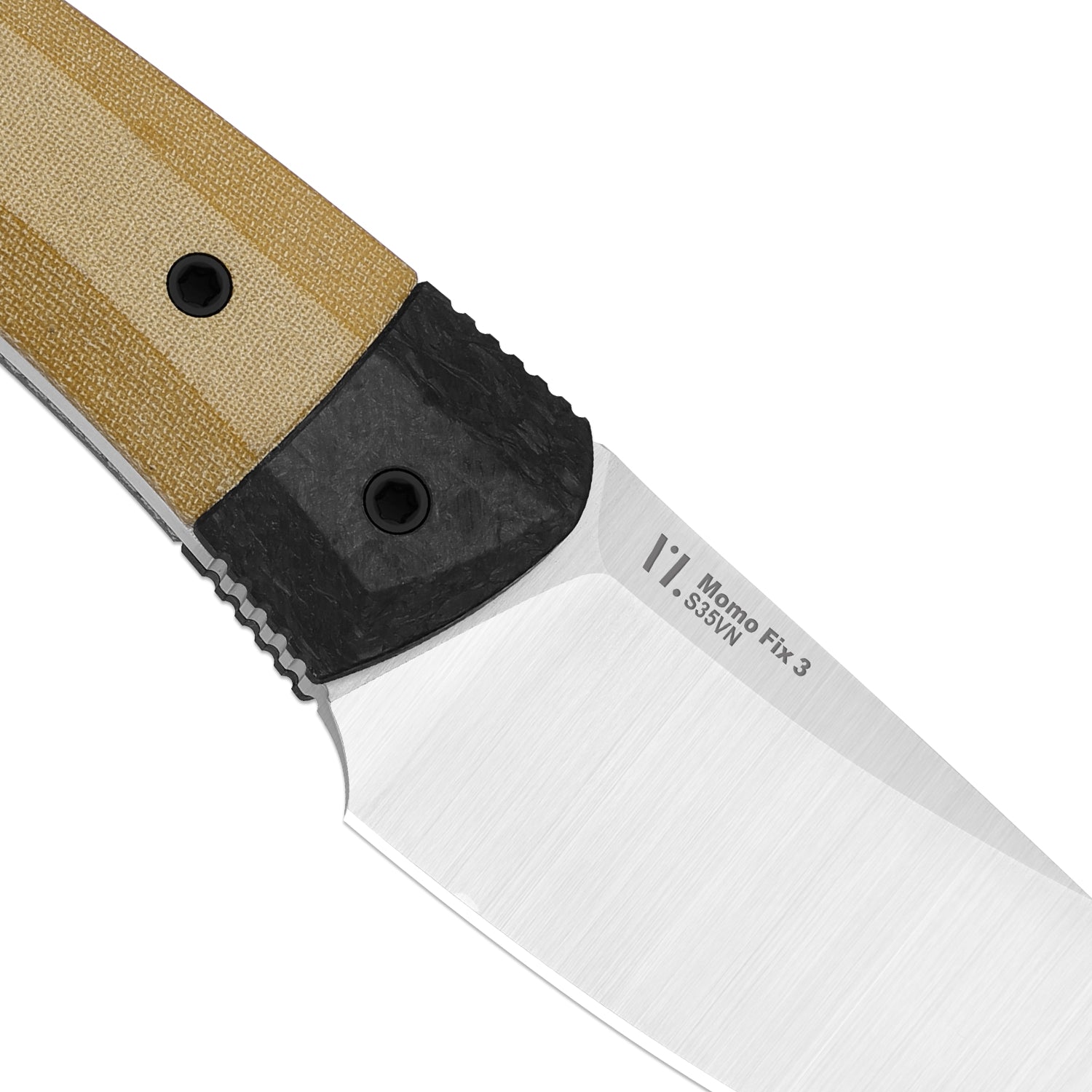 Momo Fix 3 | Norplex UltreX™ Micarta & Carbon Fiber | S35VN | KizerB™ 1124A2