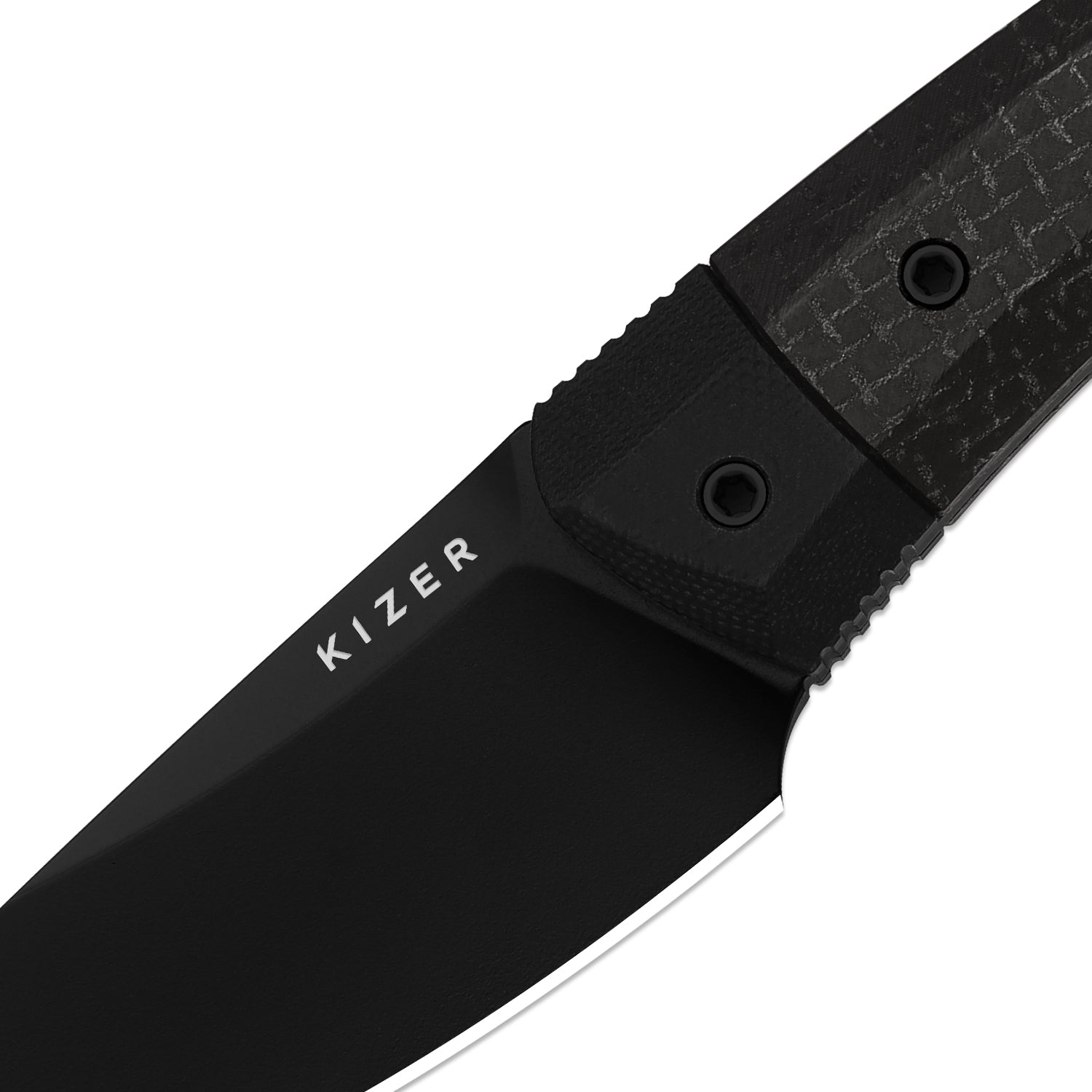 Momo Fix 3 | Micarta & G10 | AEB-L | Black PVD Coating | KizerV™ 1124A4