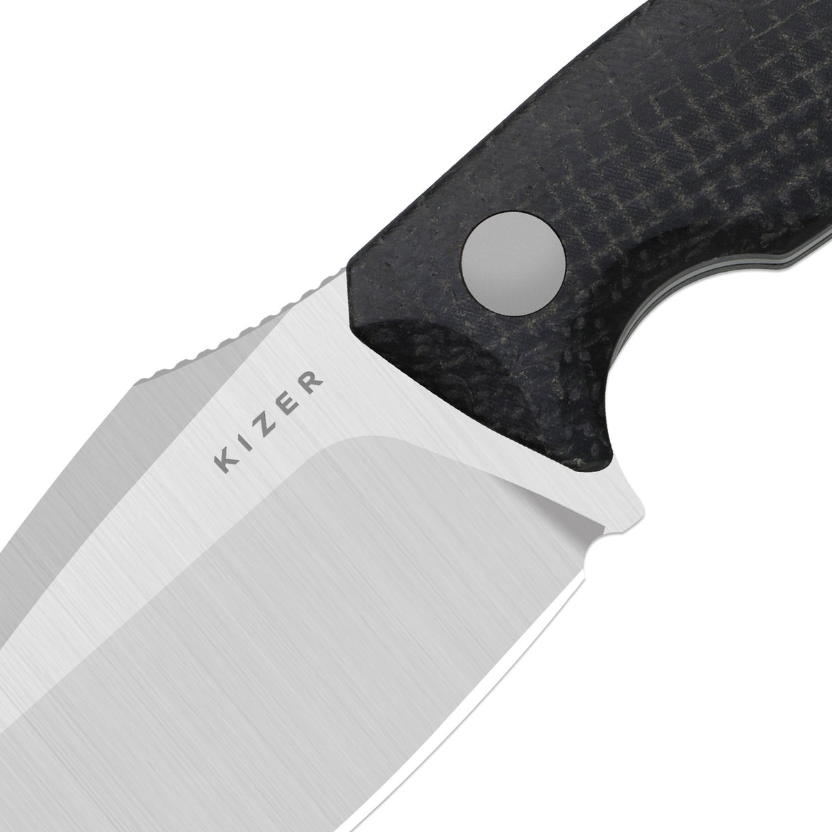 Cabox II | AEB-L | Micarta | Satin | Black | KizerV™ 1128A3