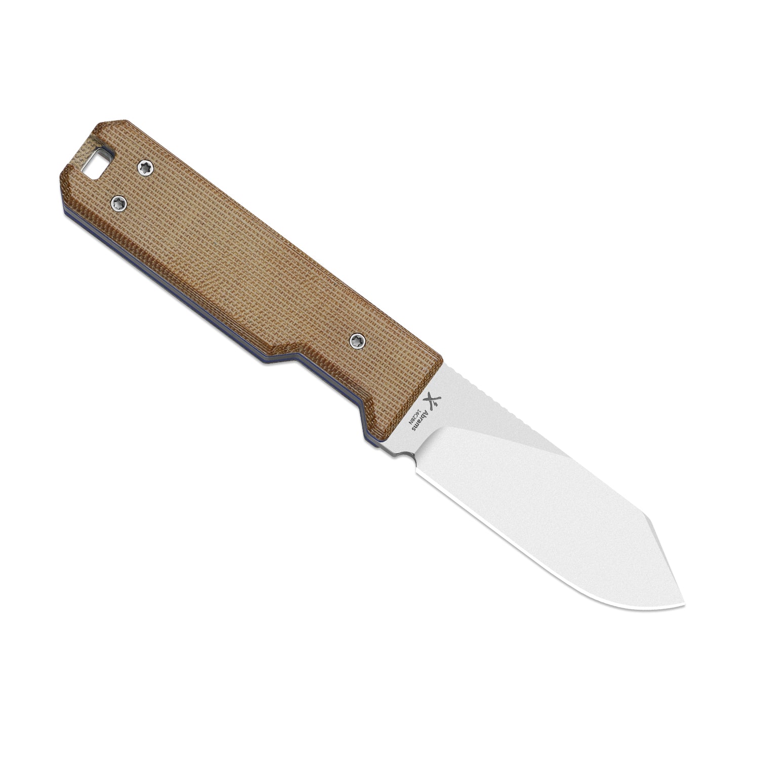 Abrams | Jordan Scolman's Design | Norplex UltreX™ Micarta & G10 | Spey Point | 14C28N | KizerV™ 1133A2