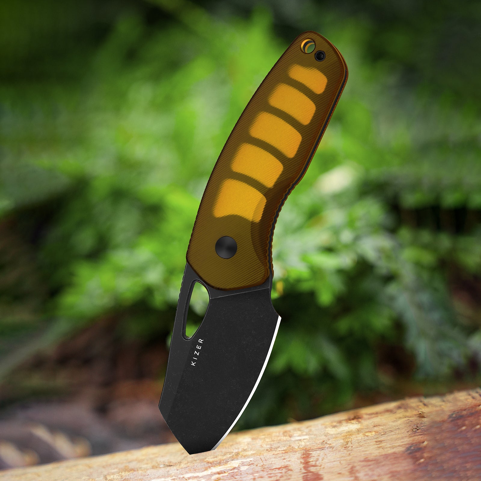 Hornet | Bee Belly Hollowed-out Handle | 14C28N | Fixed Blade | KizerV™ 1074A2