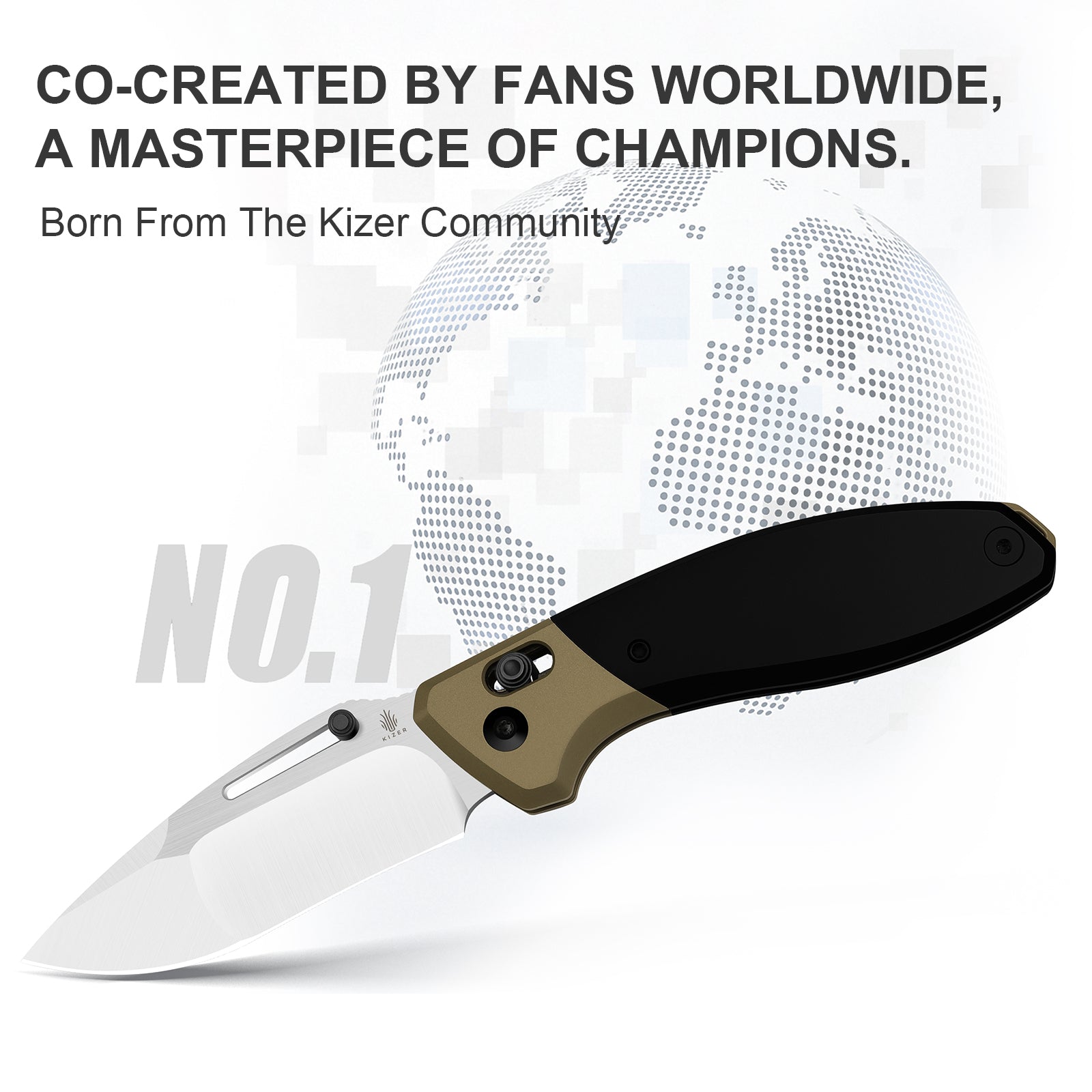 Bulli | S45VN | Full Titanium | KizerB™ 3695A4