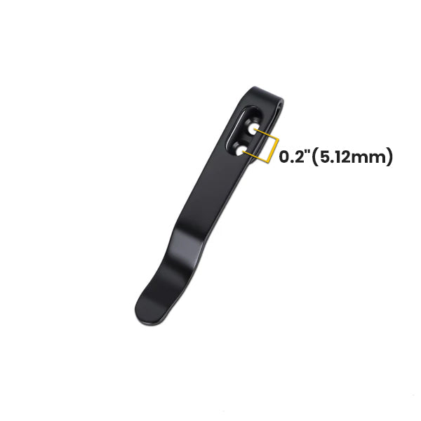 Kizer Deep Carry Pocket Clip Black Color with Screws & Screwdriver for EDC Knife VS201T