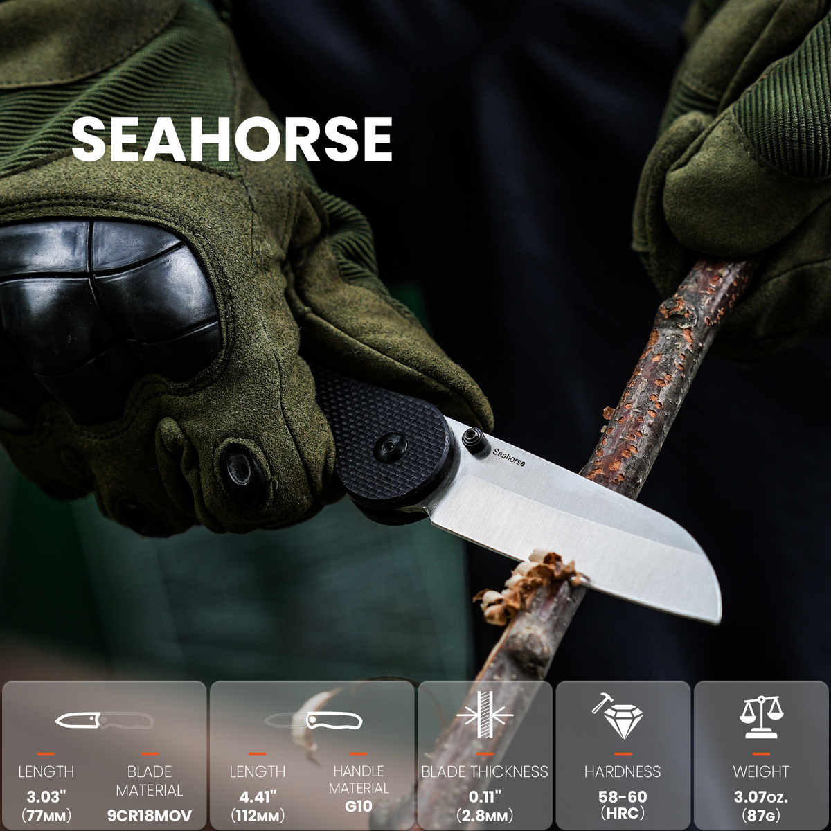 Seahorse | 9Cr18MoV | G10 | L3009A1