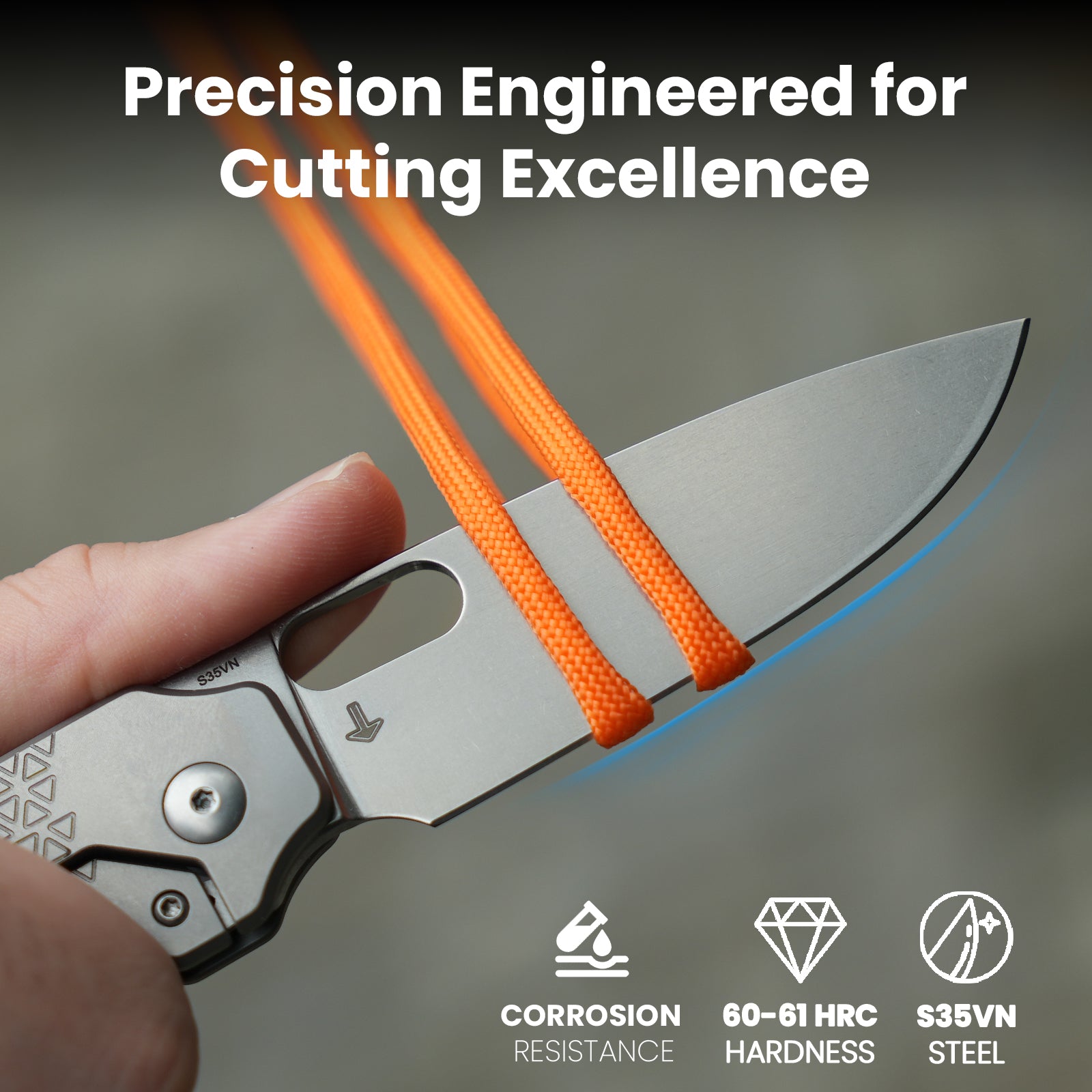 Varatas | S35VN | Titanium | KizerB™ 3637A1