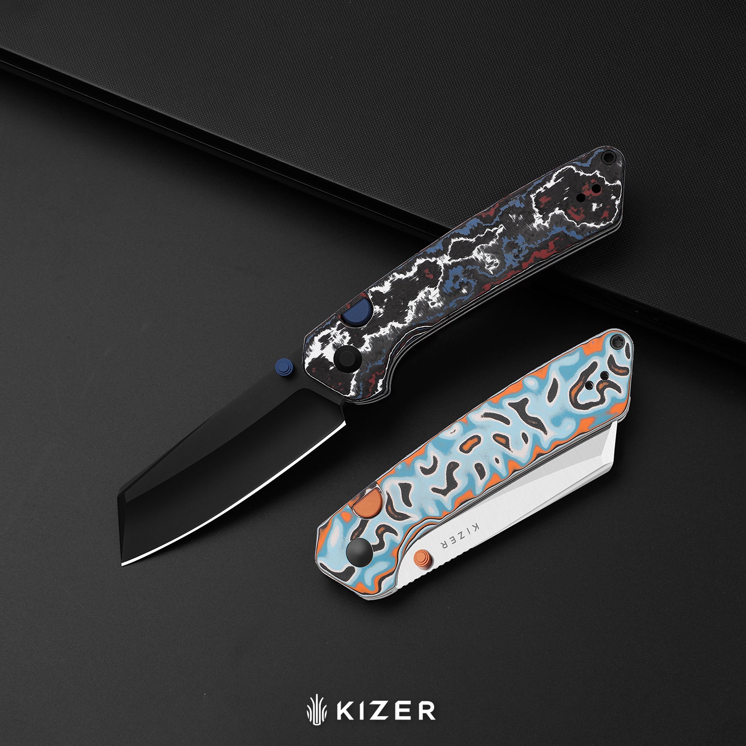 Madrac | Kizer Button Liner Lock™ | Norplex UltreX™ Micarta | 14C28N + Flat Grind | KizerV™ 3693BSA1
