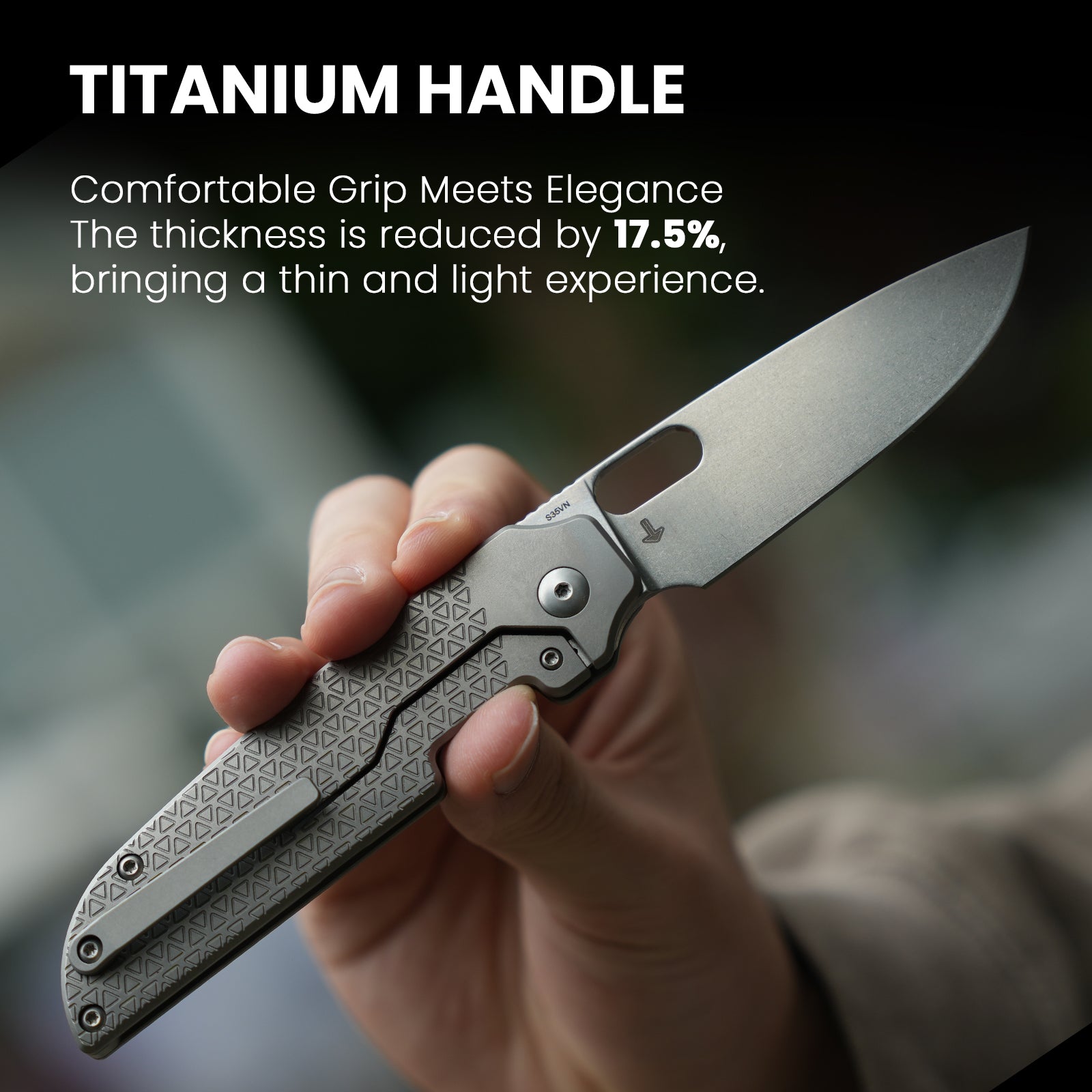 Varatas | S35VN | Titanium | KizerB™ 3637A1