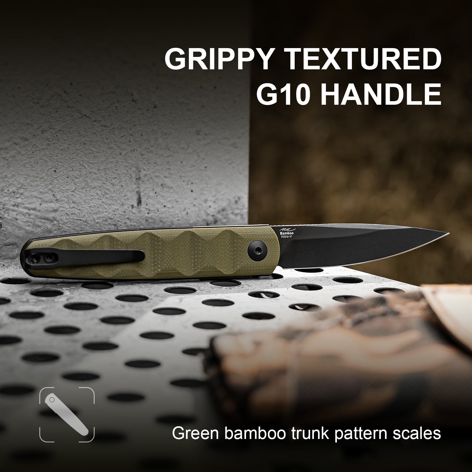 Bamboo | Nitro-V | G10（Olive Green） | V3722A2