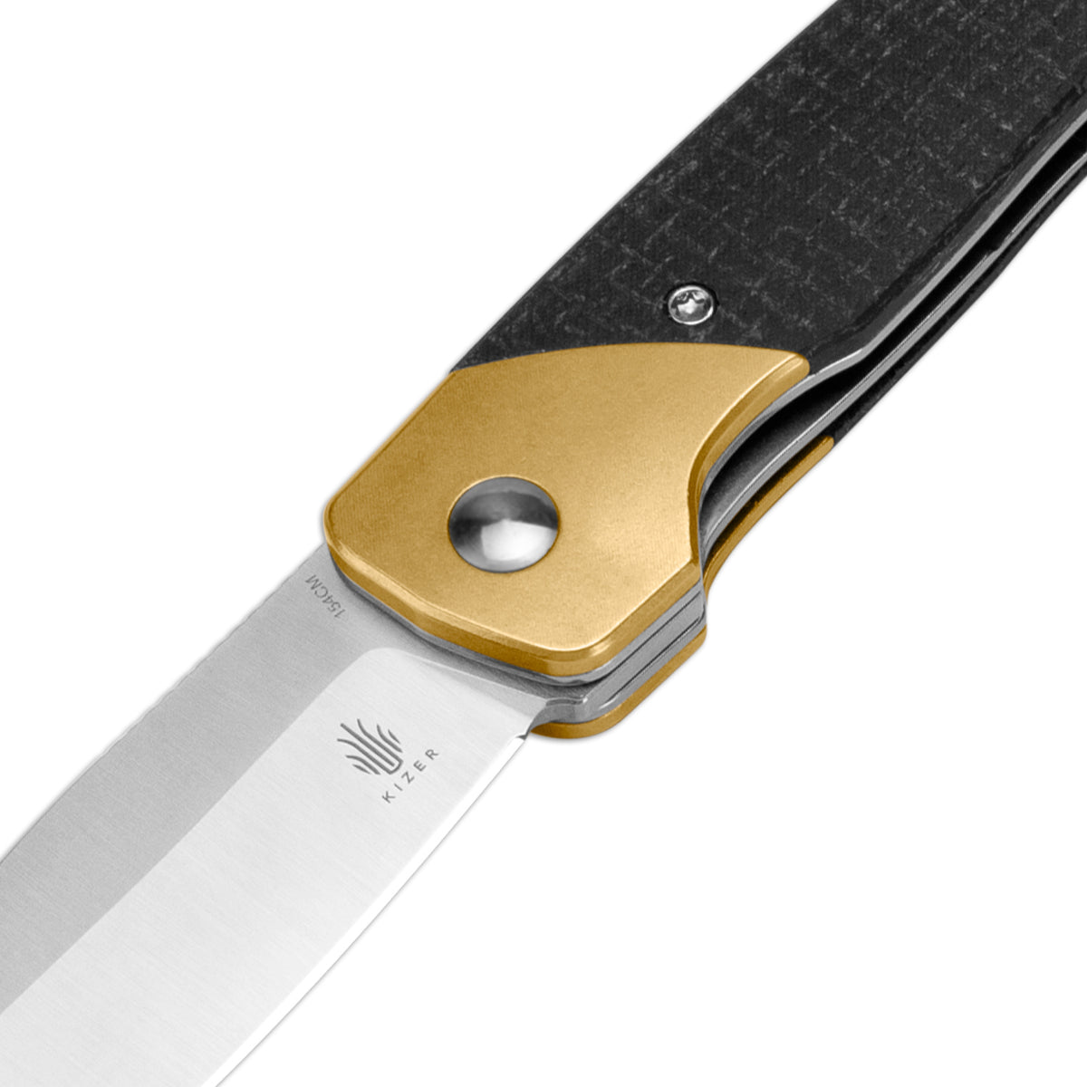 Gavel | 154CM | Brass+Micarta | V3661C1