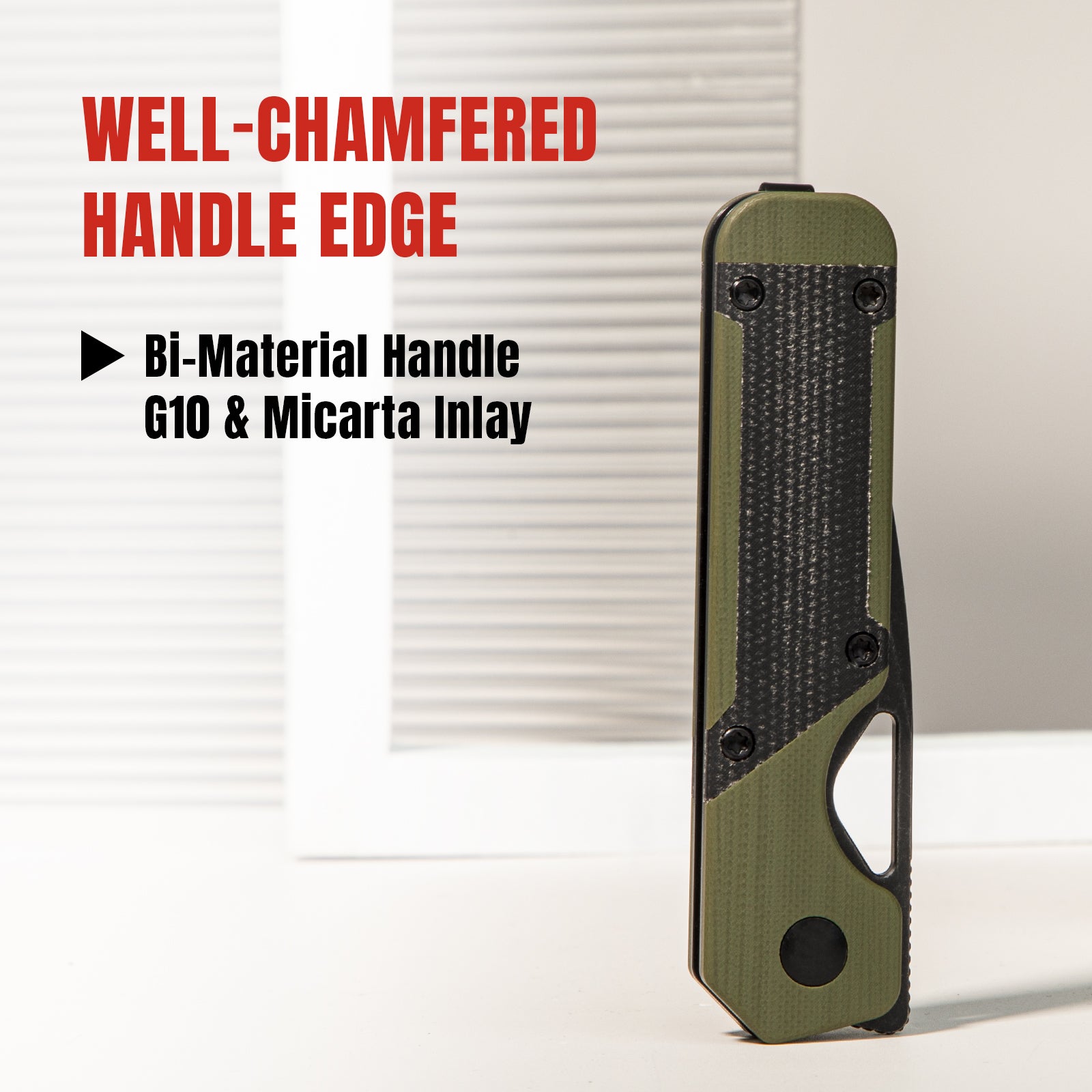 Mini Militaw® | Nitro-V | G10+Micarta | KizerV™ 3634SA5