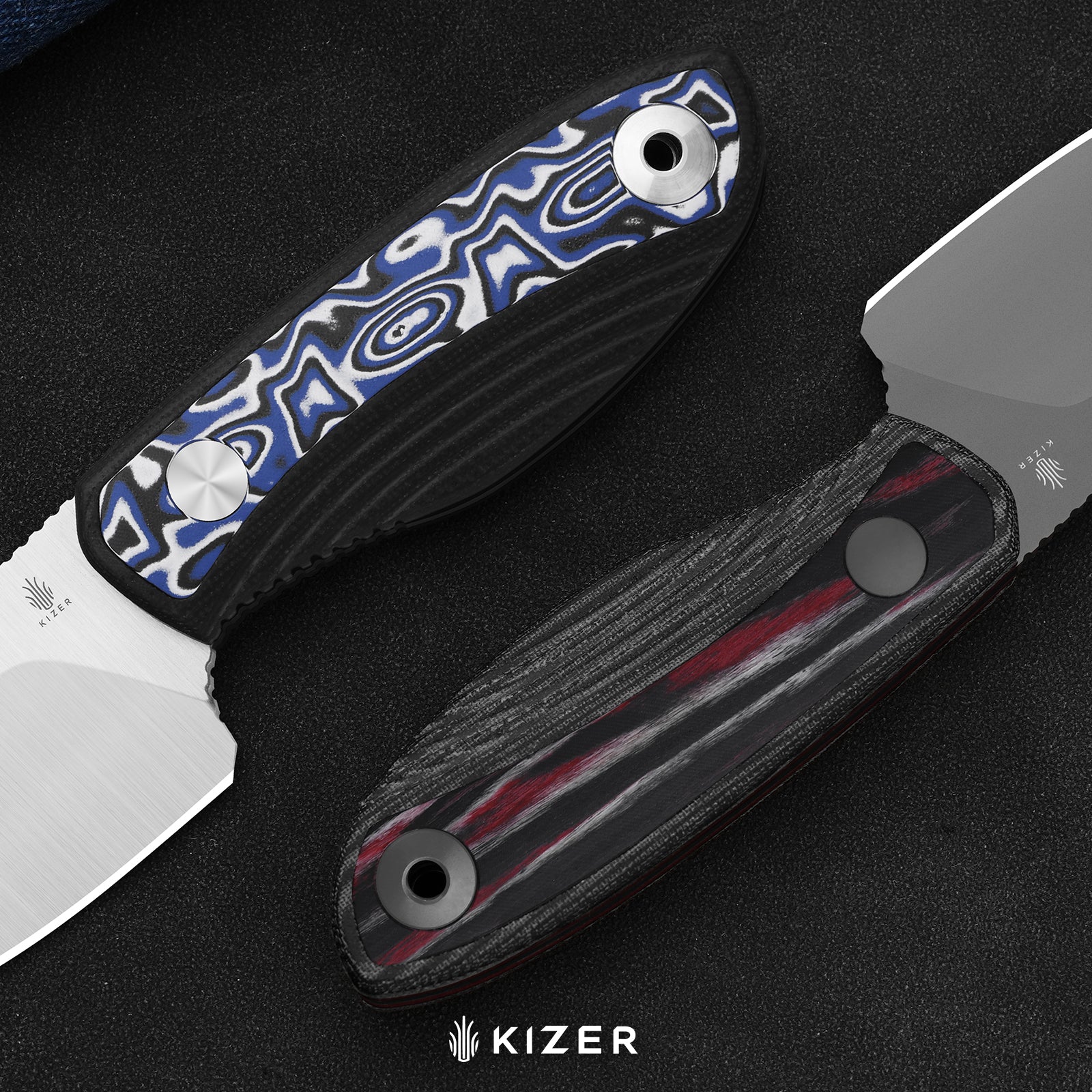 Finch | AEB-L | Micarta & Reconstituted Wood | Fixed Blade | KizerV™ 1134A2