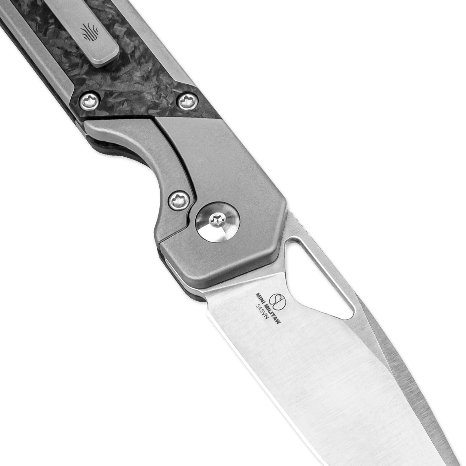 Mini Militaw® | S45VN | Titanium+Carbon Fiber | KizerB™ 3634SA4