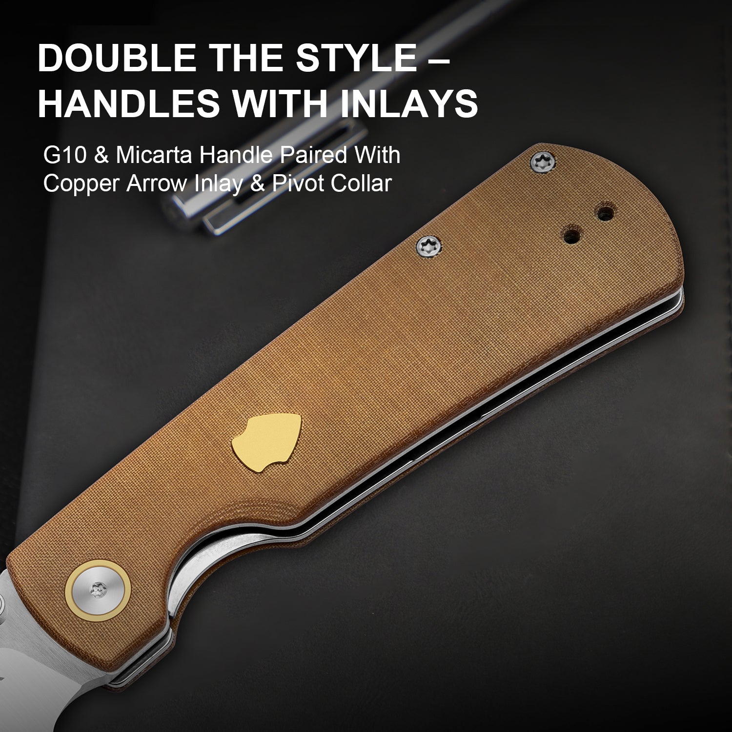 Retro | Nitro-V | Micarta & Brass | KizerV™ 4726A1