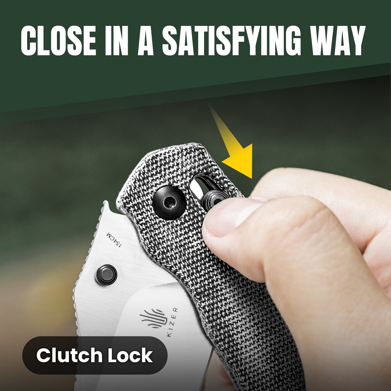 Bulldog | 154CM | Micarta | KizerV™ 3672C2