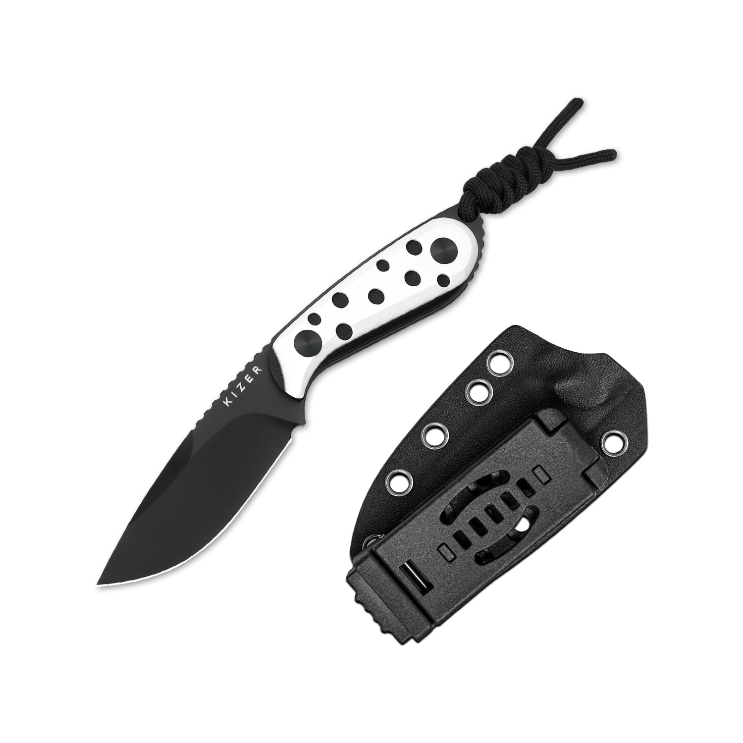 BUDDY | Nitro-V | Black & White G10 | KizerV™ 1081A3