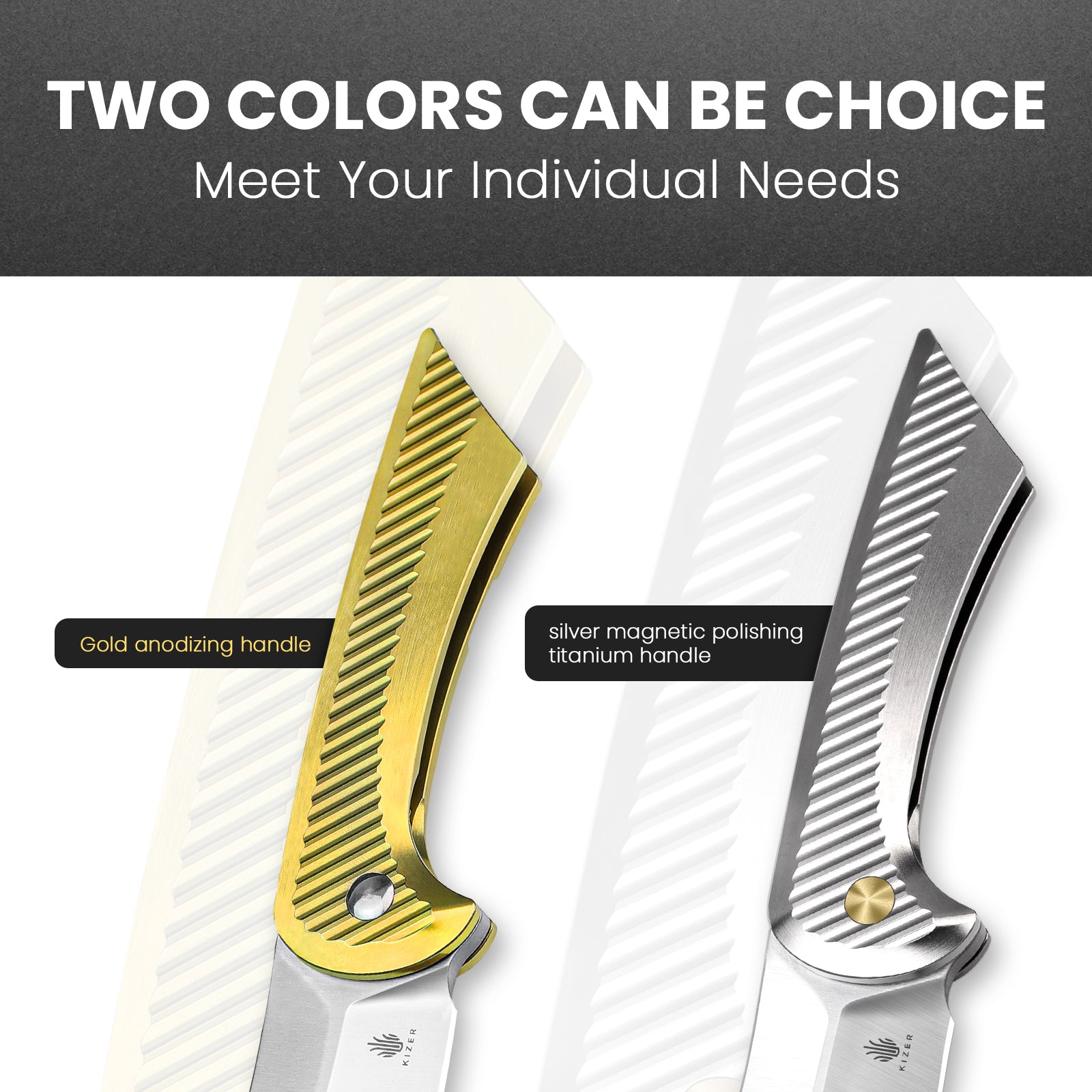 Dawn | S35VN | Titanium | KizerB™ 3673A1