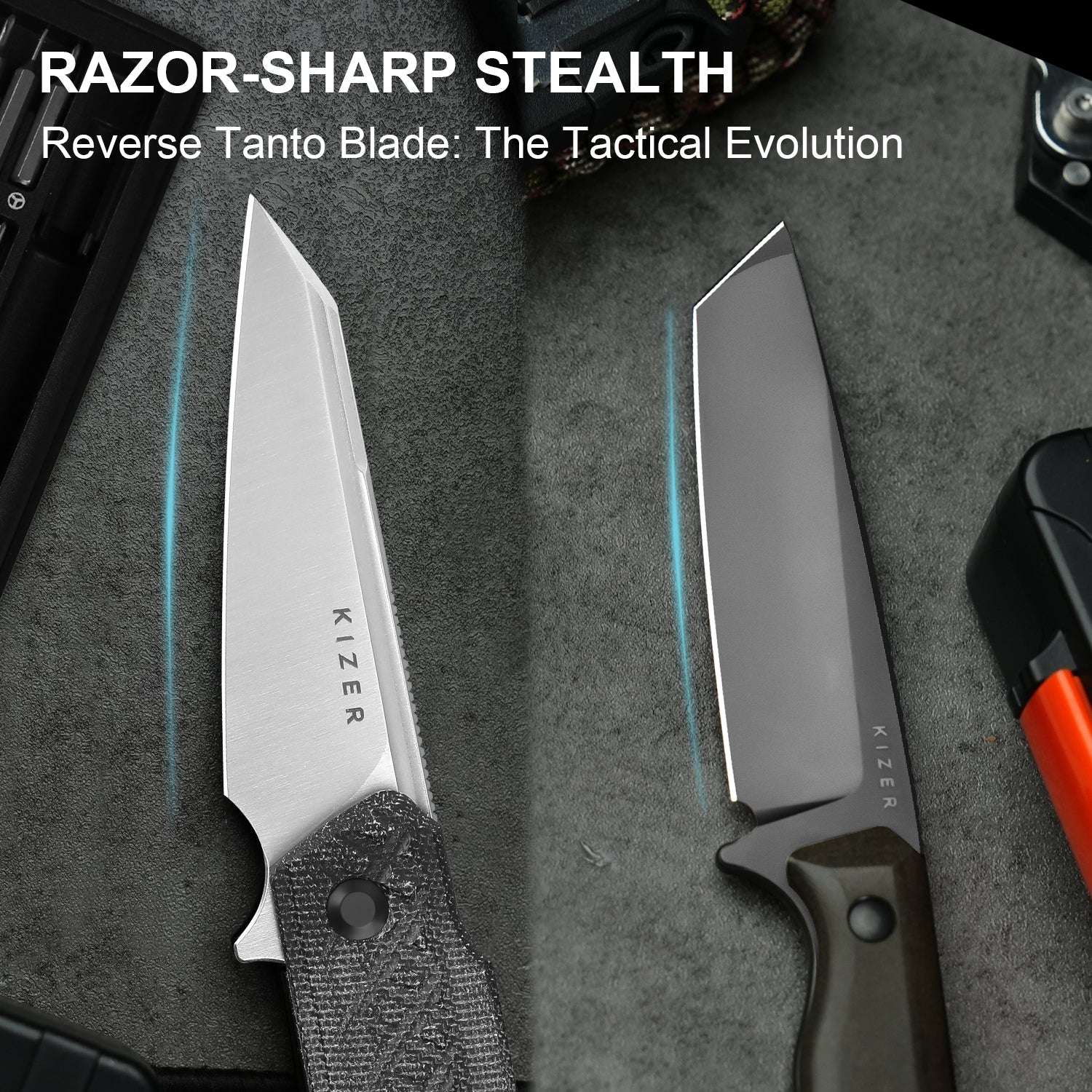 SKINNER | Nitro-V | Micarta | KizerV™  3725A2